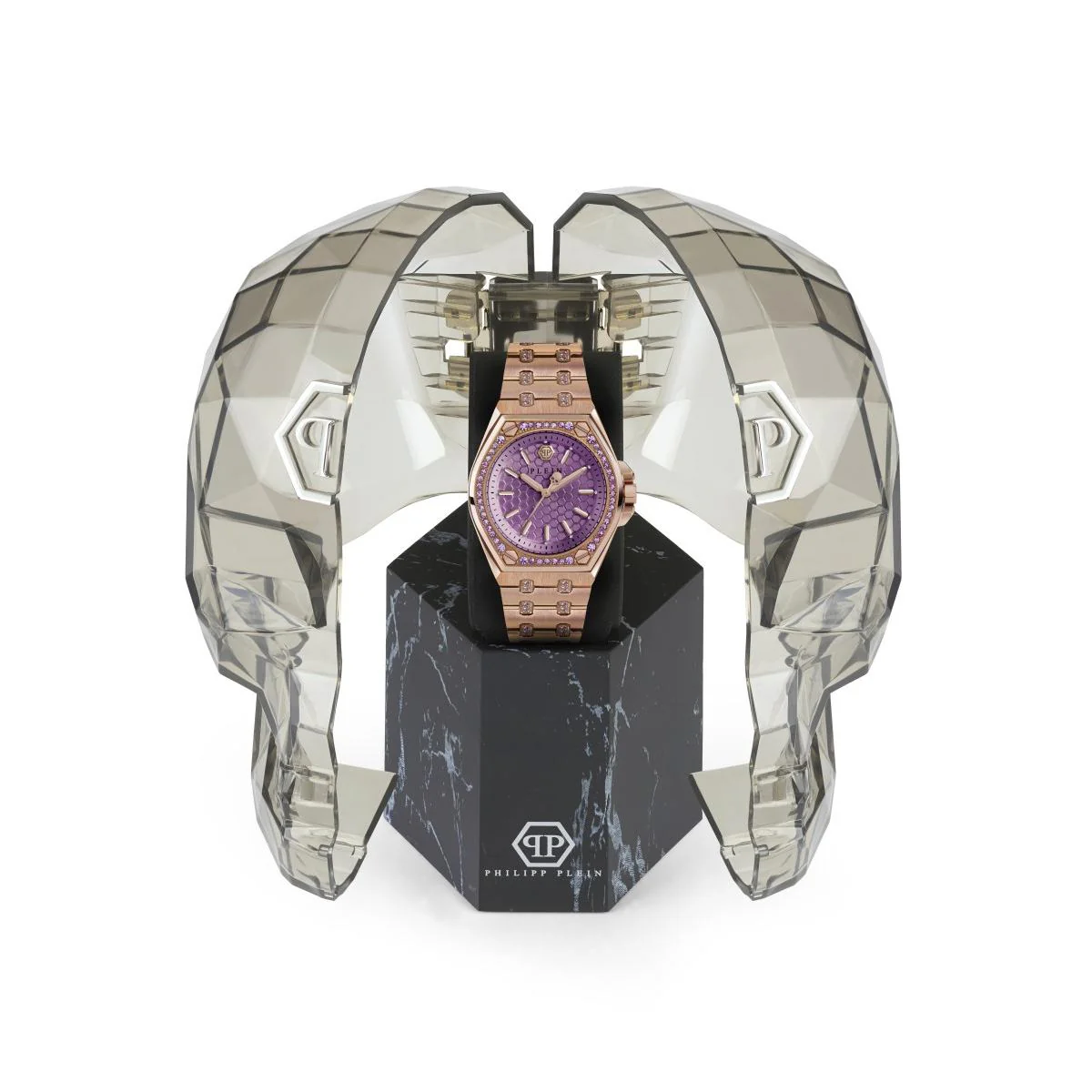 Philipp Plein Damen Uhr Analog Quarz PLEIN EXTREME LADY rose PWJAA0922 Edelstahl - Image 4