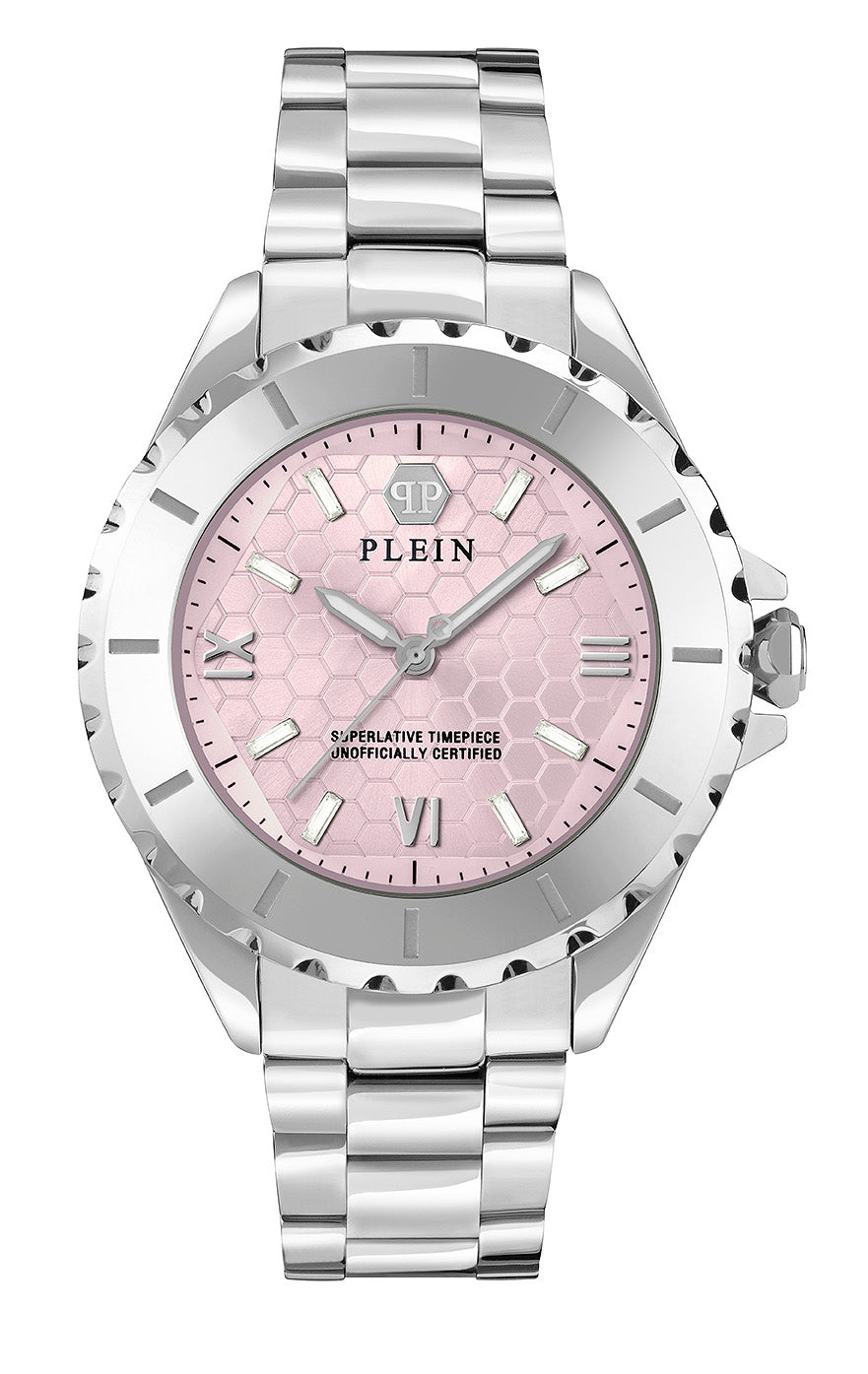 Philipp Plein Damen Uhr Analog Quarz PLEIN HEAVEN PWPOA0324 Edelstahl