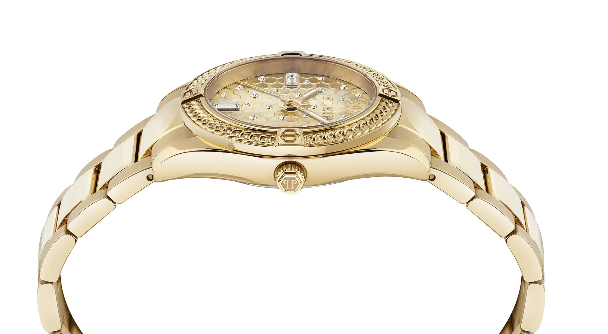 Philipp Plein Damen Uhr Analog Quarz PLEIN ICON CHAIN PW1FA0425 Edelstahl - Image 3
