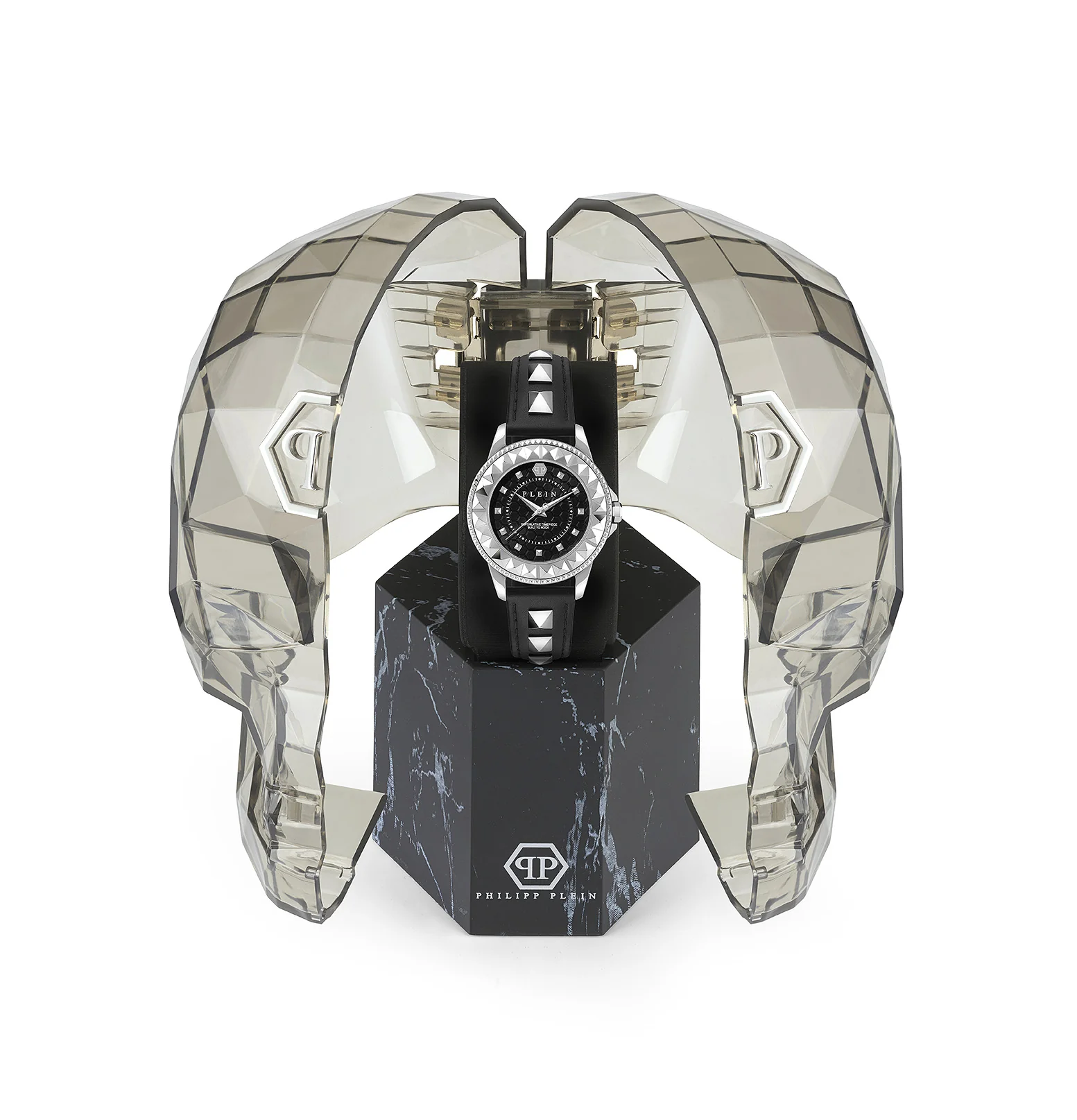 Philipp Plein Damen Uhr Analog Quarz PLEIN LADY ROCK PWPQA0124 Leder - Image 4