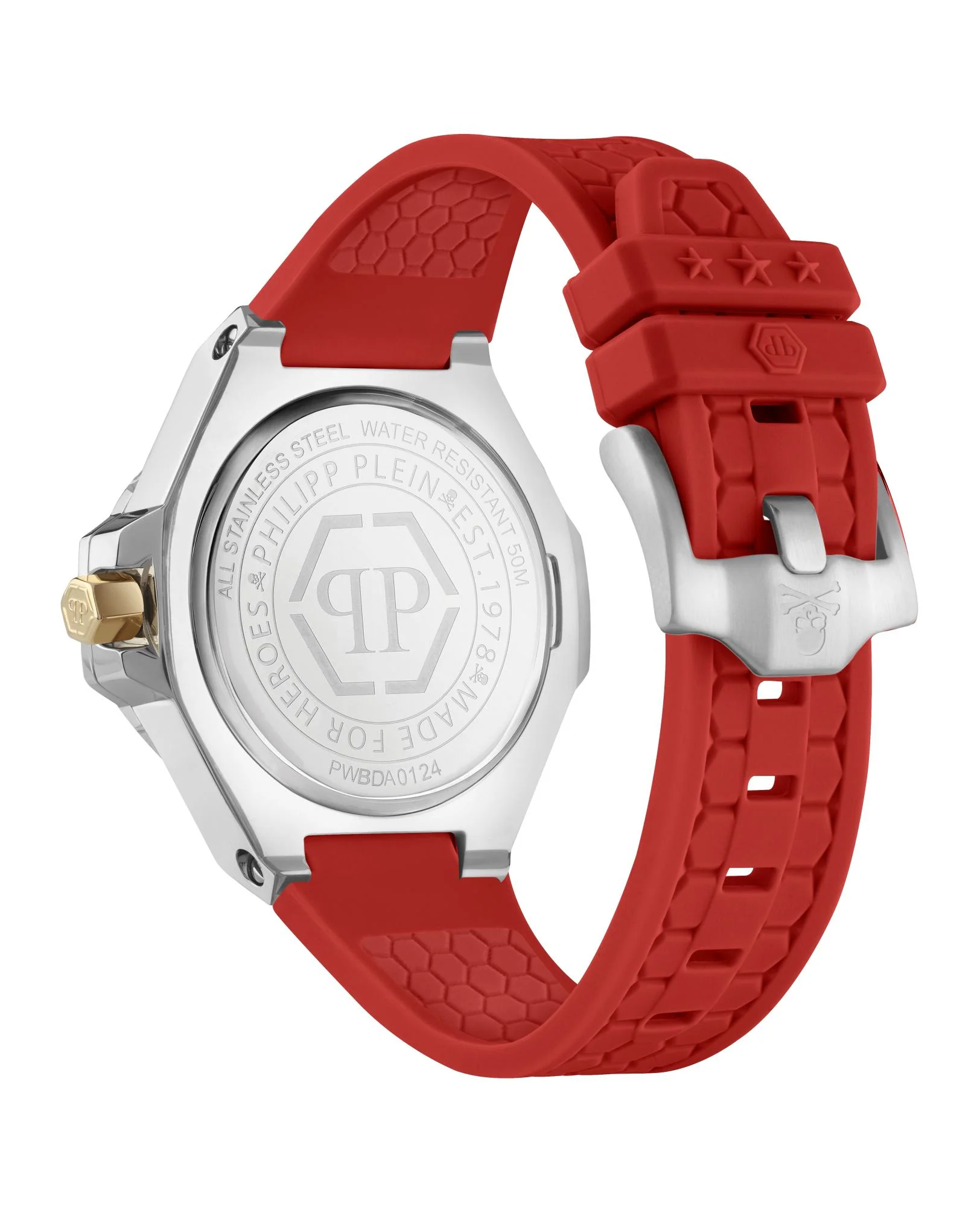 Philipp Plein Damen Uhr Analog Quarz PLEIN LADY ROYAL PWBDA0124 Silikon - Image 2