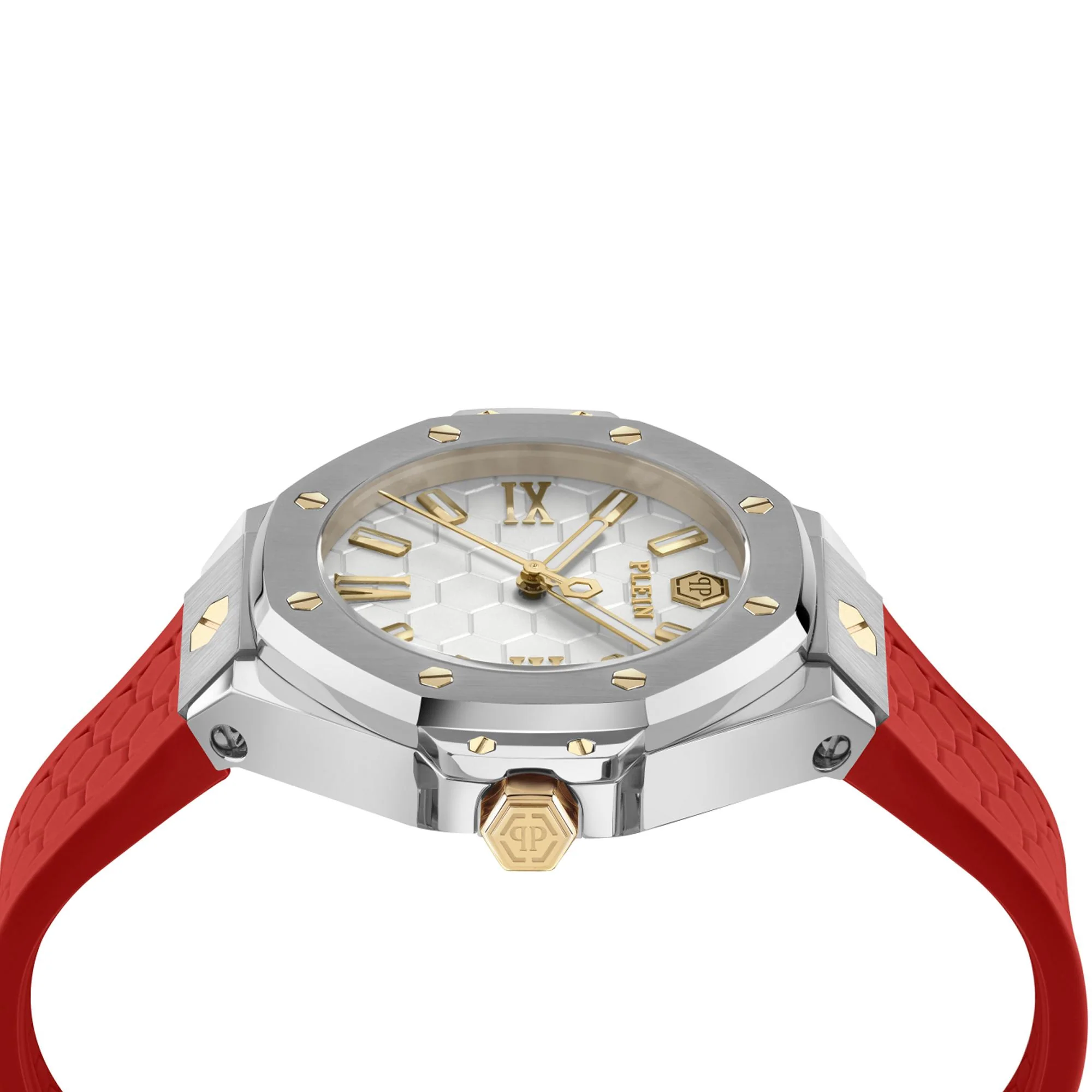 Philipp Plein Damen Uhr Analog Quarz PLEIN LADY ROYAL PWBDA0124 Silikon - Image 3