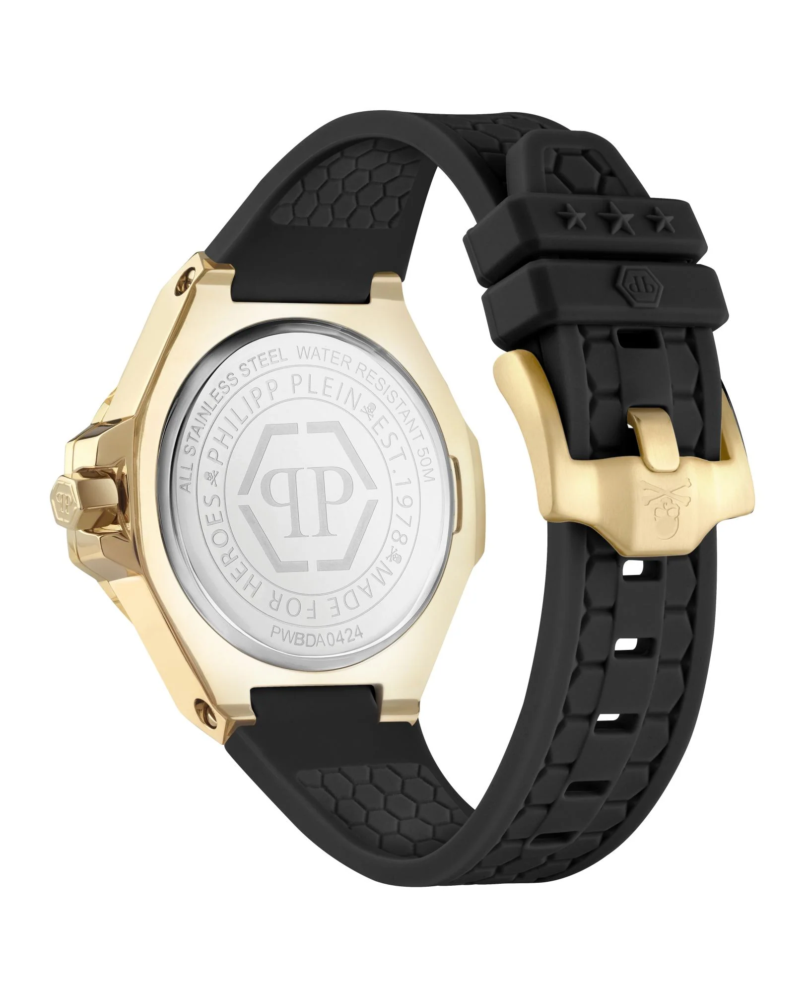 Philipp Plein Damen Uhr Analog Quarz PLEIN LADY ROYAL PWBDA0424 Silikon - Image 2
