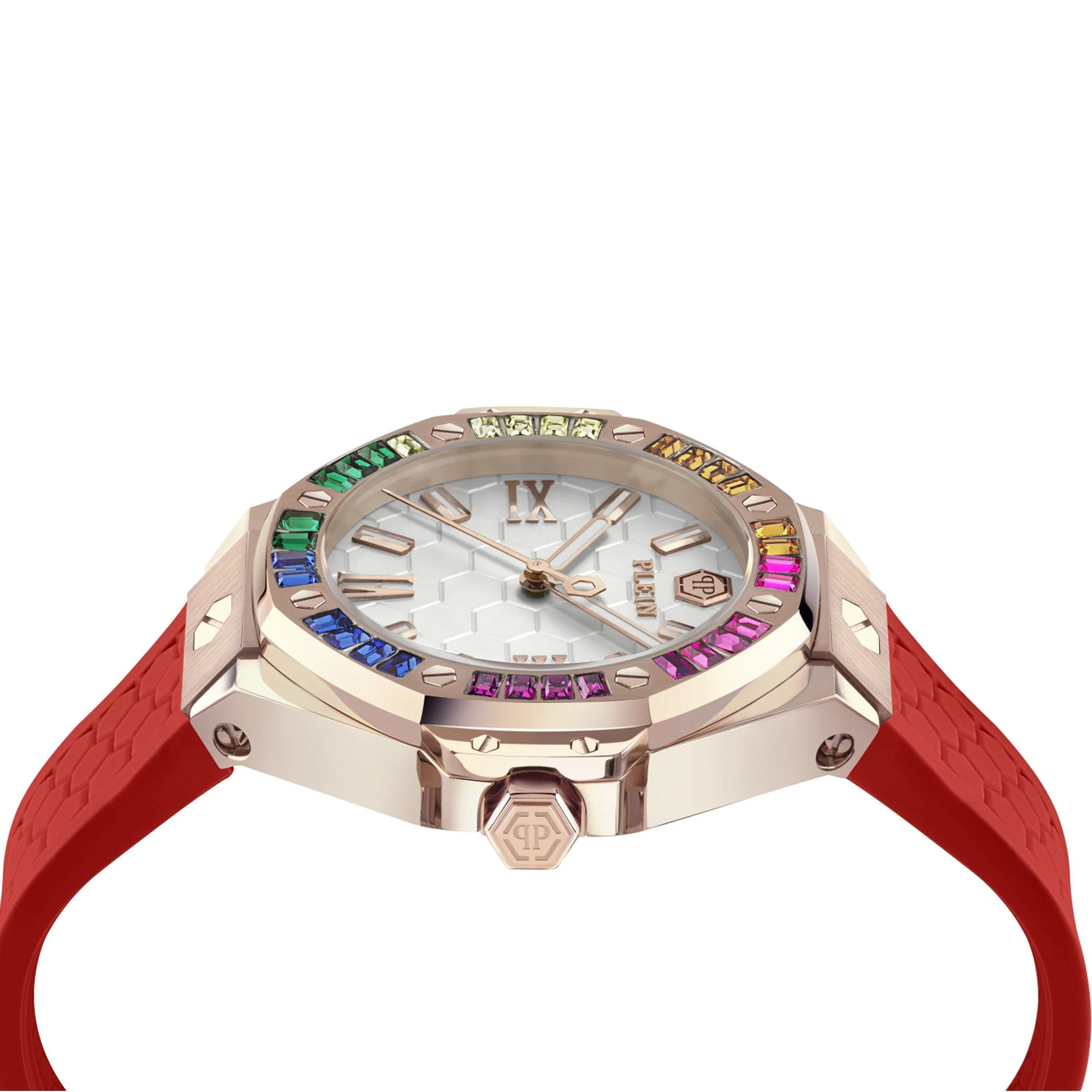 Philipp Plein Damen Uhr Analog Quarz PLEIN LADY ROYAL PWBDA0524 Silikon - Image 3