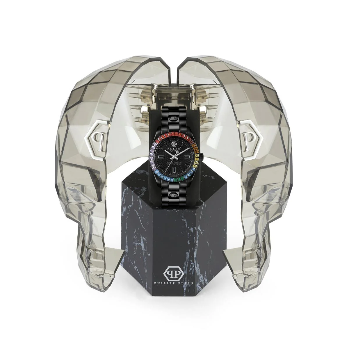 Philipp Plein Damen Uhr Analog Quarz QUEEN CRYSTAL PWDAA0921 Edelstahl - Image 3