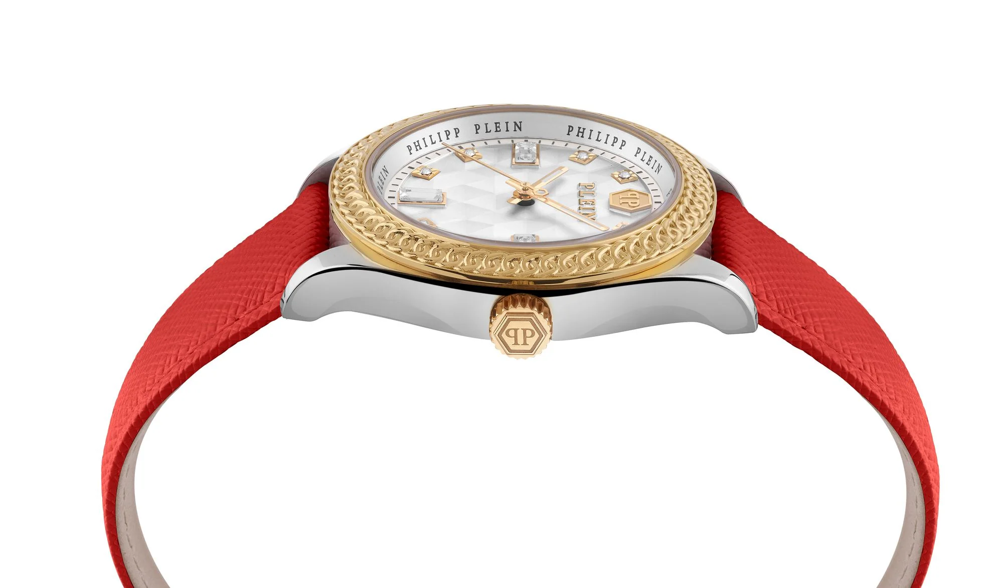 Philipp Plein Damen Uhr Analog Quarz QUEEN PWCDA0124 Leder - Image 3