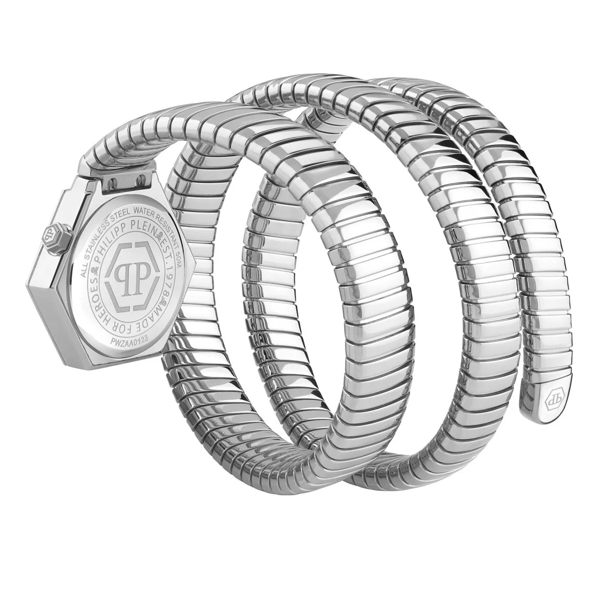 Philipp Plein Damen Uhr Analog Quarz SNAKE HEXAGON PWZAA0123-1 Edelstahl - Image 2