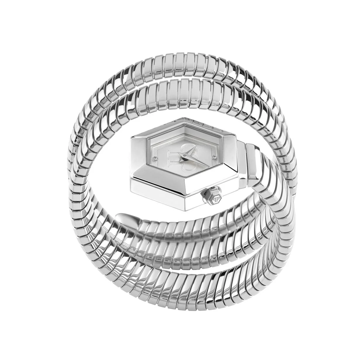 Philipp Plein Damen Uhr Analog Quarz SNAKE HEXAGON PWZAA0123-1 Edelstahl - Image 3