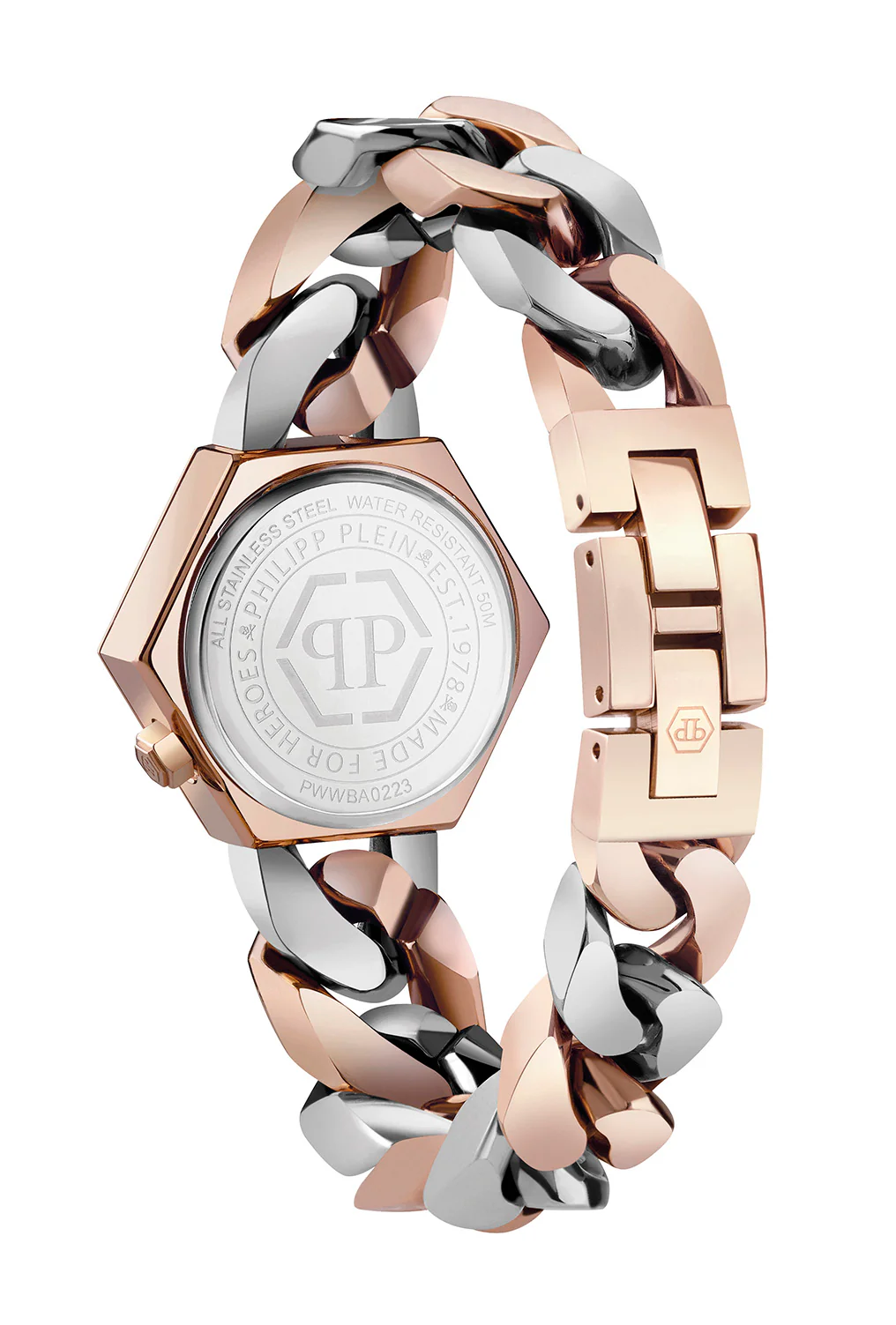 Philipp Plein Damen Uhr Analog Quarz THE HEXAGON GROUMETTE PWWBA0223 Edelstahl - Image 2
