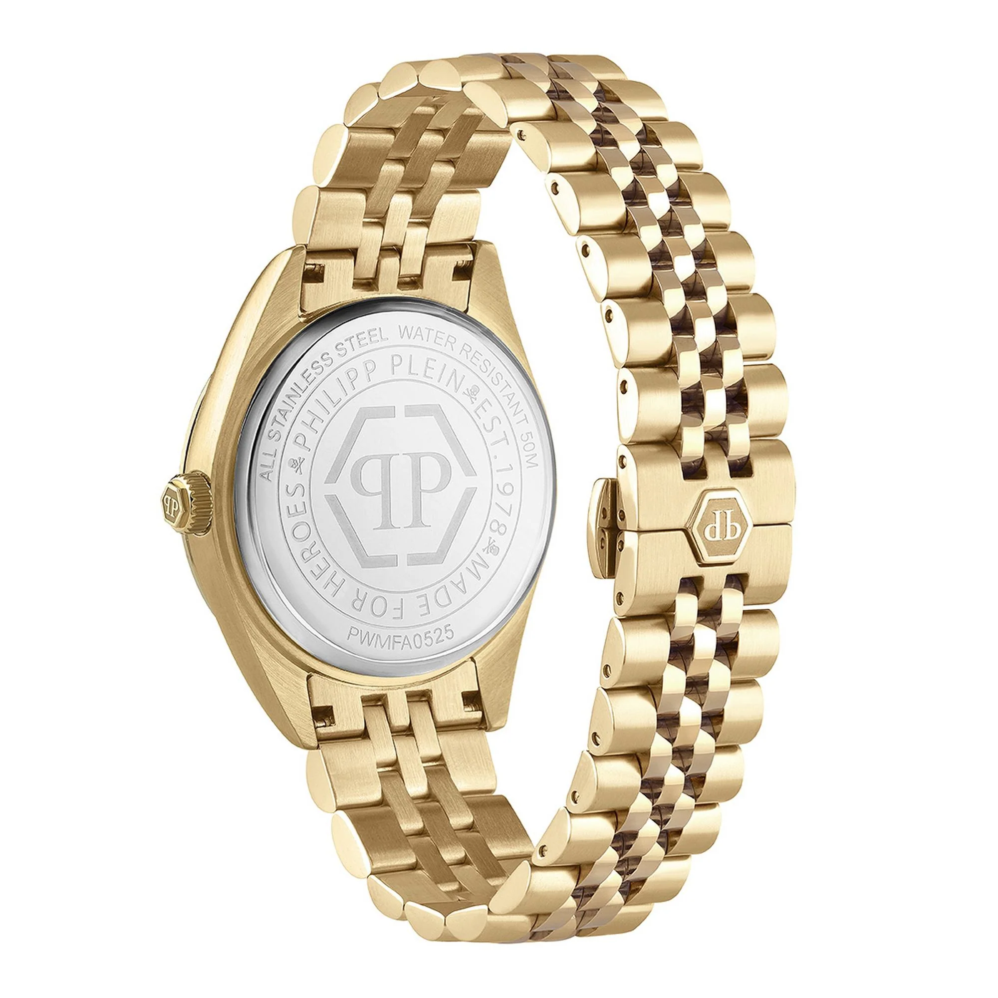 Philipp Plein Herren Uhr Analog Quarz DATE SUPERLATIVE GENT PWMFA0525 Edelstahl - Image 2