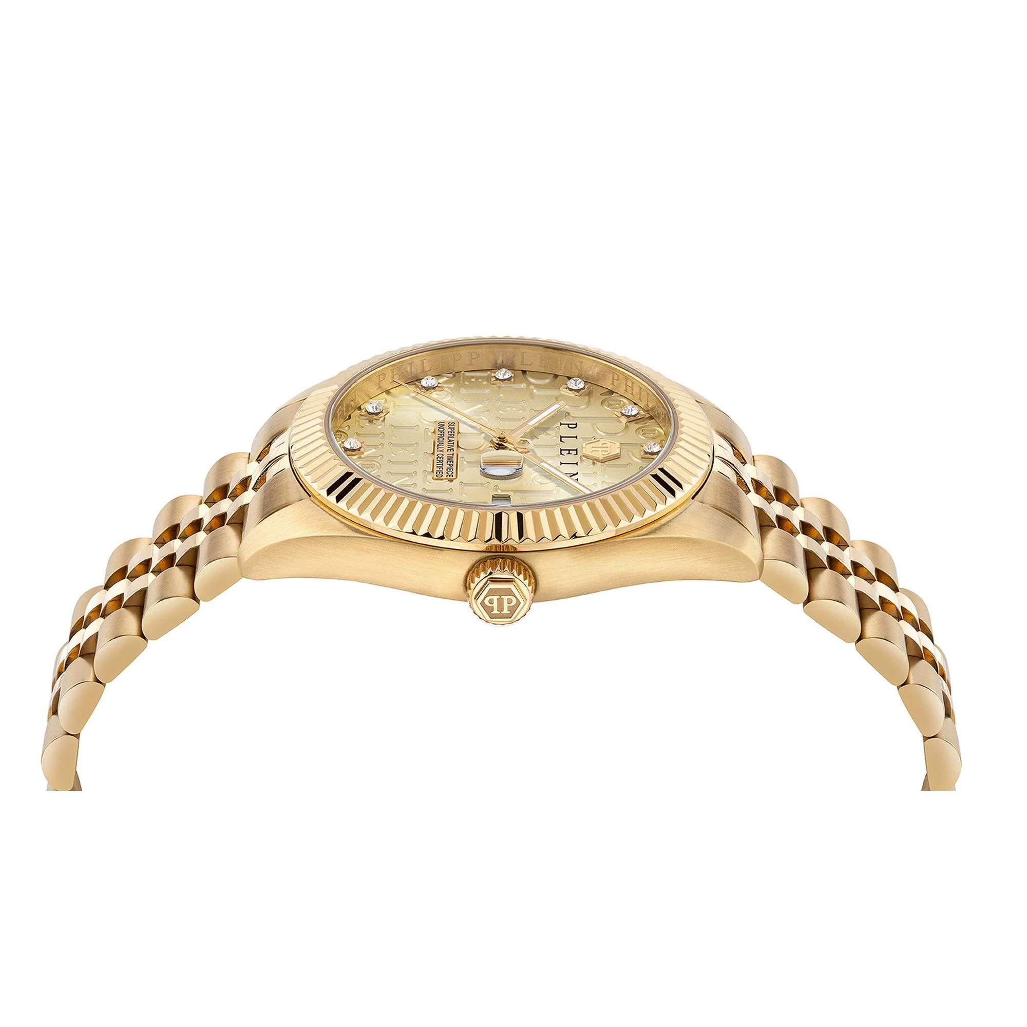 Philipp Plein Herren Uhr Analog Quarz DATE SUPERLATIVE GENT PWMFA0525 Edelstahl - Image 3