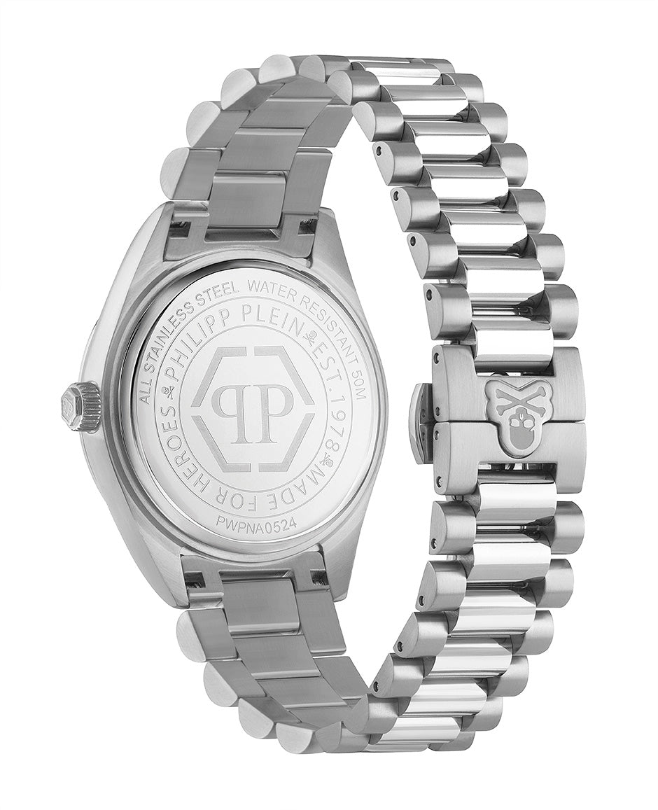 Philipp Plein Herren Uhr Analog Quarz DATE SUPERLATIVE GENT PWPNA0524 Edelstahl - Image 2
