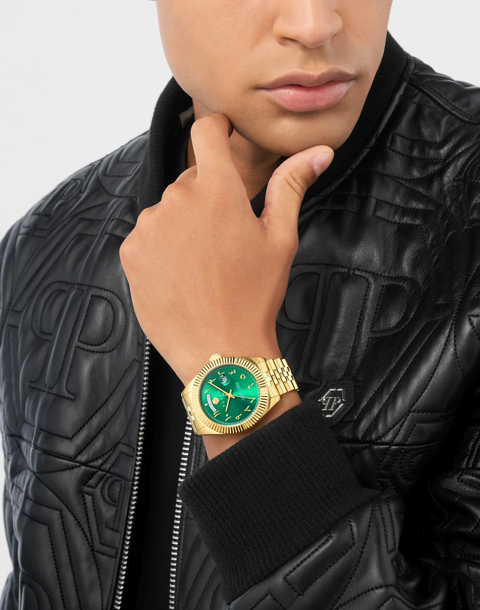 Philipp Plein Herren Uhr Analog Quarz DATE SUPERLATIVE PWPNA1026 Edelstahl - Image 4