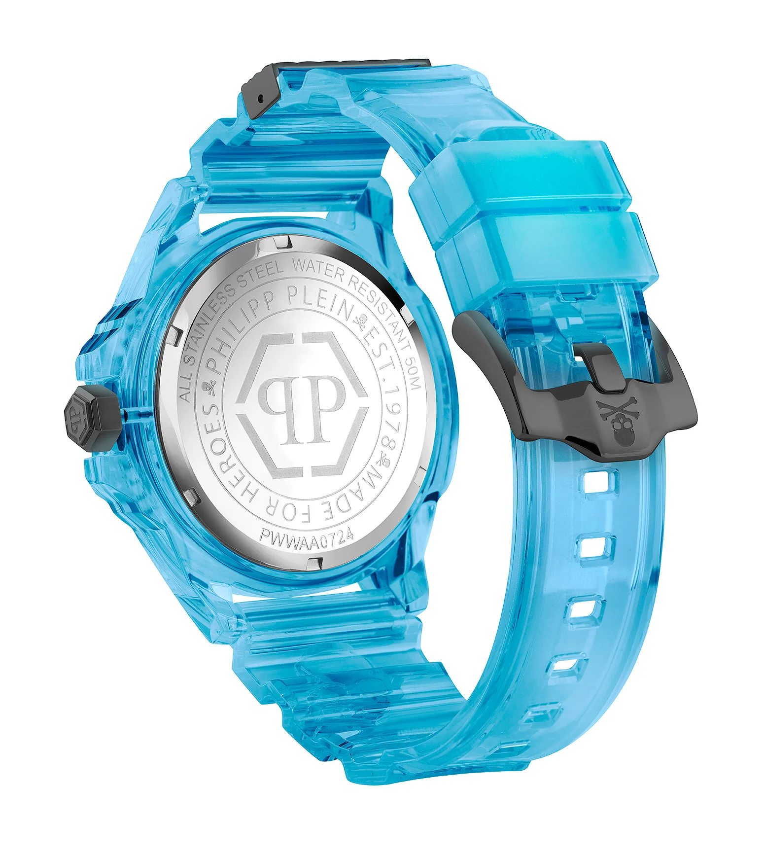 Philipp Plein Herren Uhr Analog Quarz $KULL SCUBA DUBA EDITION PWWAA0724 Silikon - Image 2