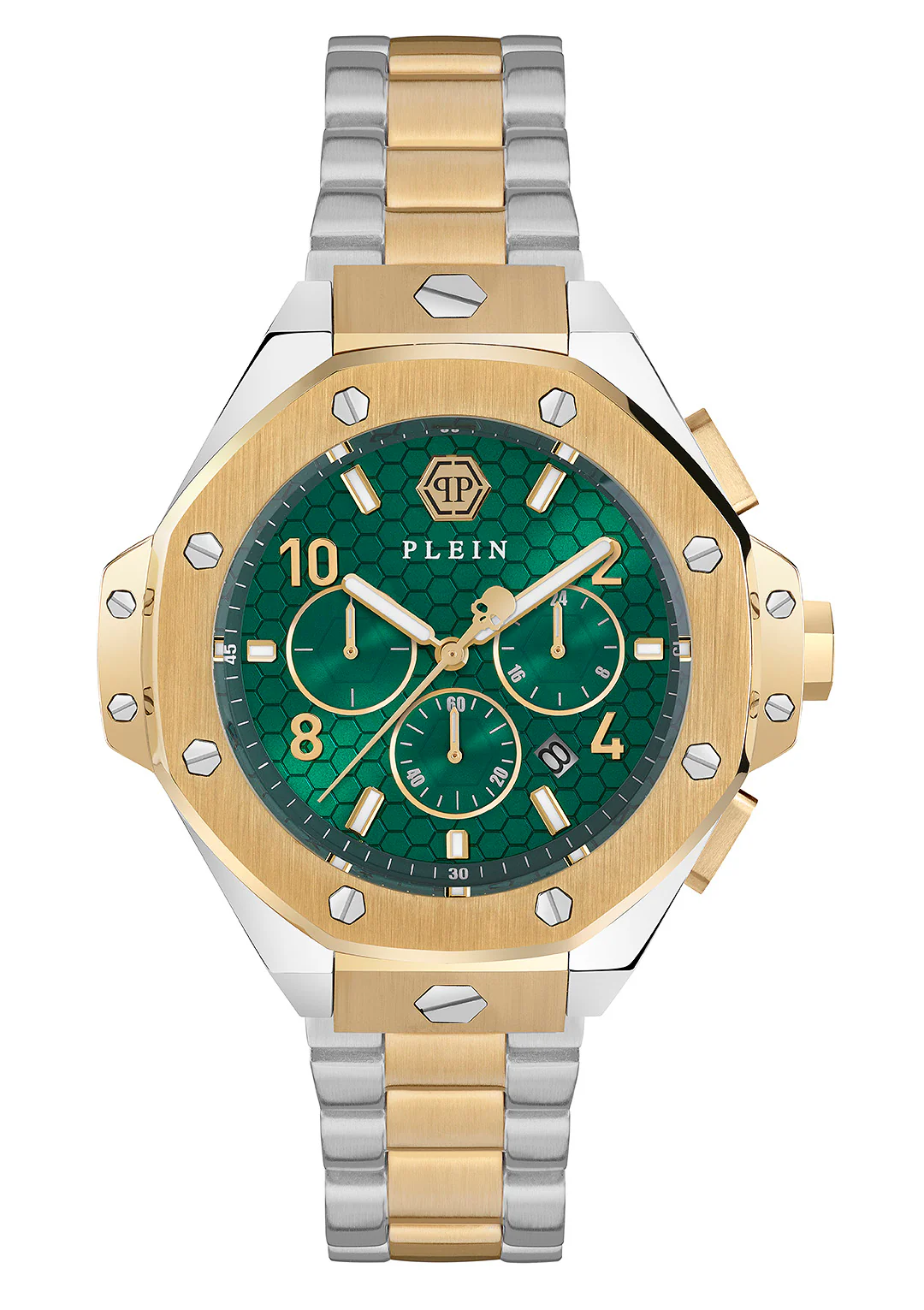 Philipp Plein Herren Uhr Analog Quarz PLEIN CHRONO ROYAL 46 MM PWPRA0324