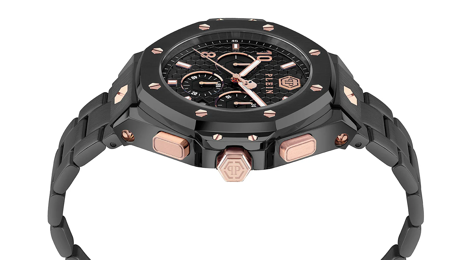 Philipp Plein Herren Uhr Analog Quarz PLEIN CHRONO ROYAL 46 MM PWPRA0424 - Image 3