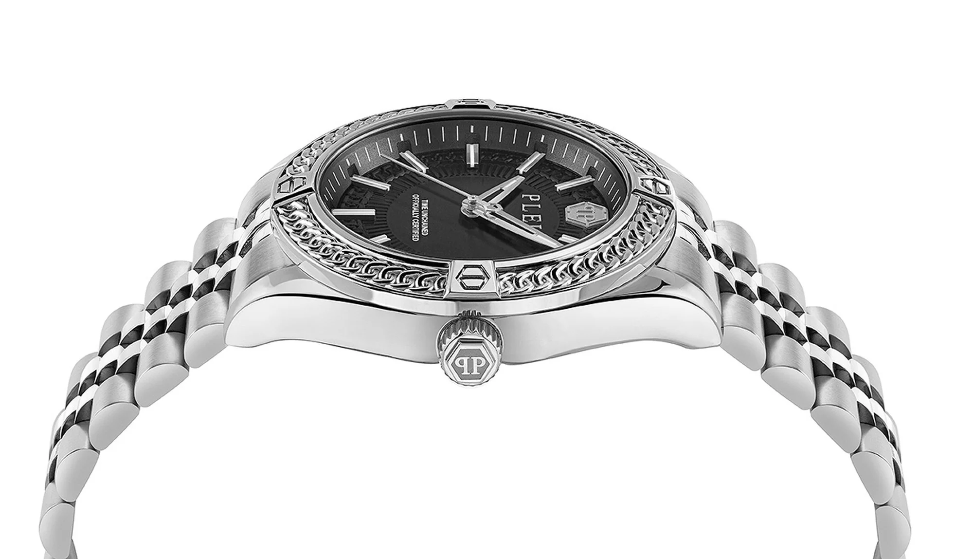 Philipp Plein Herren Uhr Analog Quarz PLEIN ICON CHAIN PWZFA0125 Edelstahl - Image 3