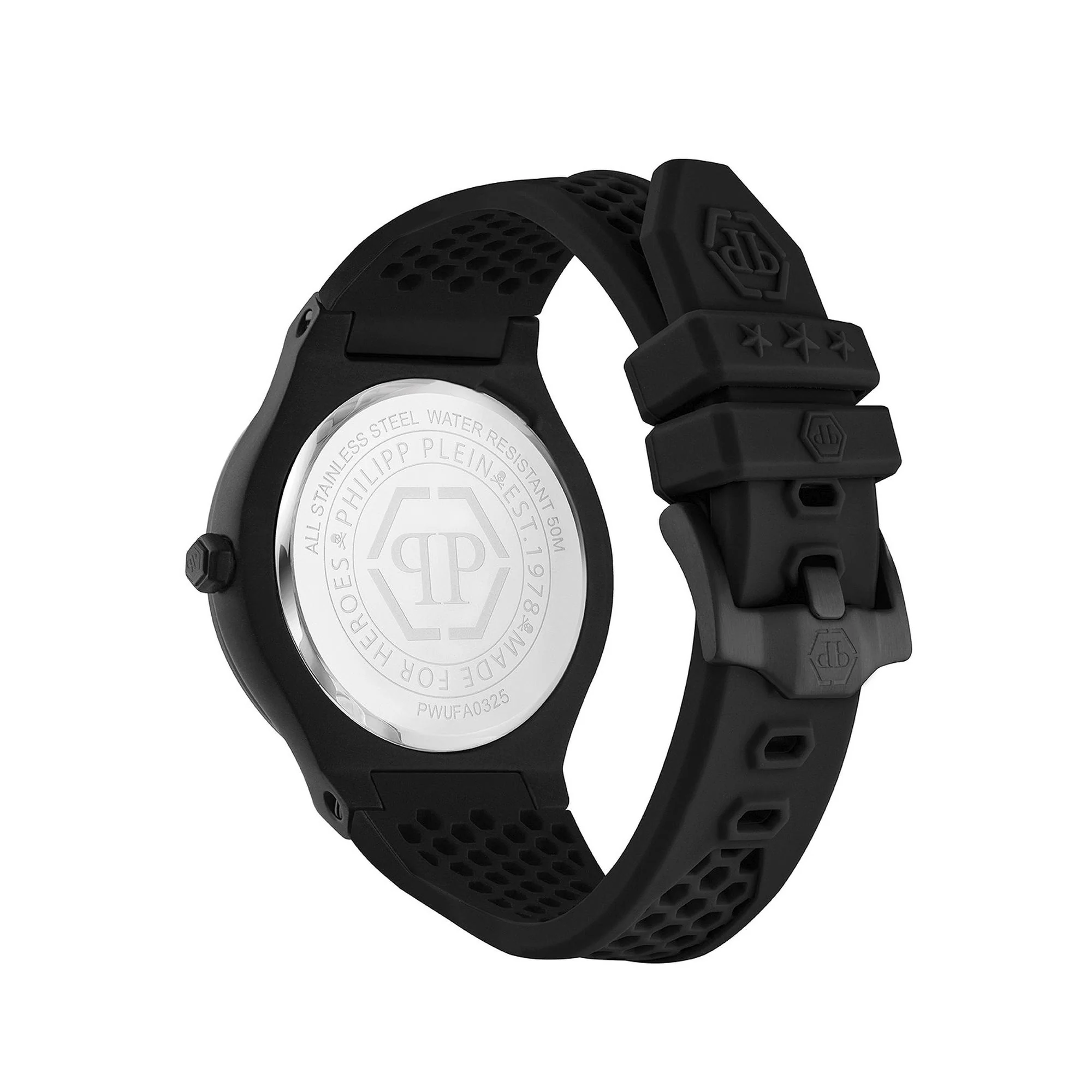 Philipp Plein Herren Uhr Analog Quarz PLEIN UNDERDOG PWUFA0325 Silikon - Image 2