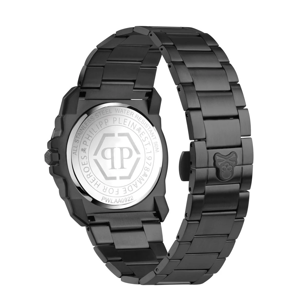 Philipp Plein Herren Uhr Analog Quarz THE $KULL KING schwarz PWLAA0922 Edelstahl - Image 2