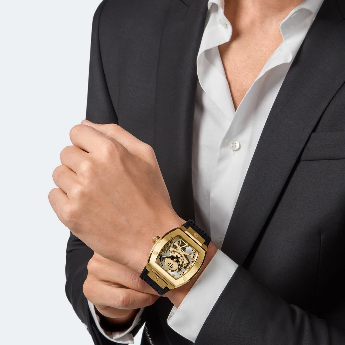 Philipp Plein Herren Uhr Automatik $KELETON gold PWBAA0321 Silikon - Image 5