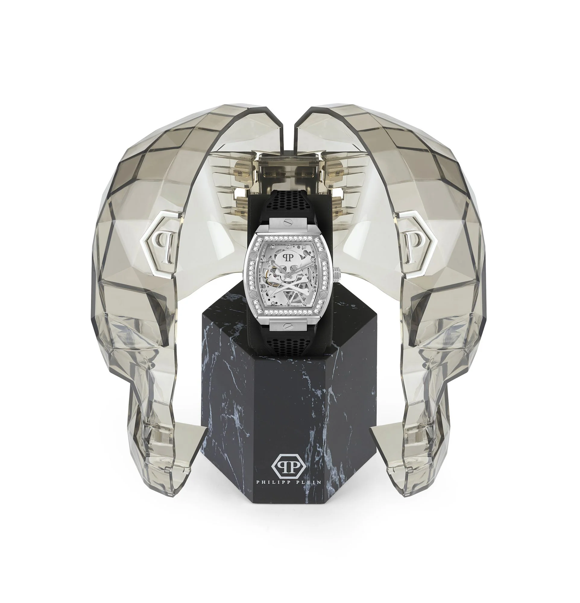 Philipp Plein Herren Uhr Automatik $KELETON PWBAA1323 Silikon - Image 4