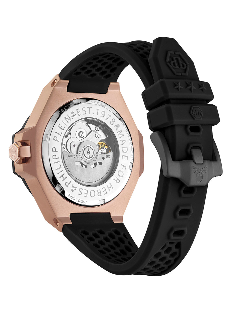 Philipp Plein Herren Uhr Automatik PLEIN $KELETON ROYAL PWPFA0224 Silikon - Image 2