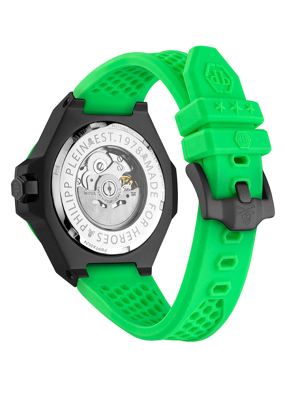 Philipp Plein Herren Uhr Automatik PLEIN $KELETON ROYAL PWPFA0624 Silikon - Image 2