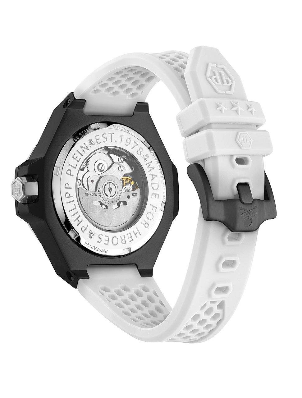 Philipp Plein Herren Uhr Automatik PLEIN $KELETON ROYAL PWPFA0724 Silikon - Image 2