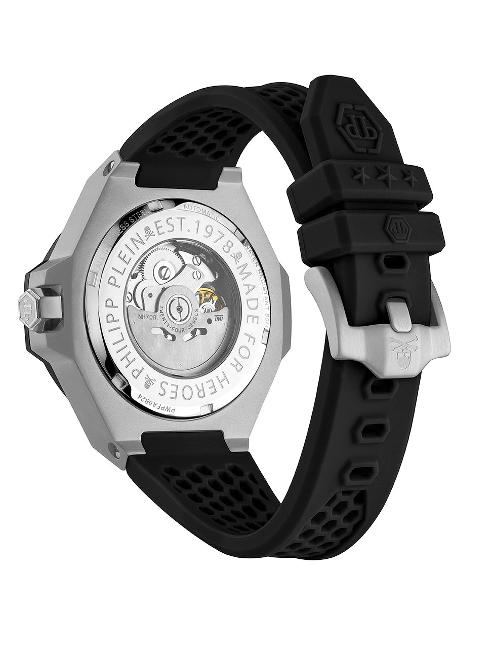 Philipp Plein Herren Uhr Automatik PLEIN $KELETON ROYAL PWPFA0824 Silikon - Image 2