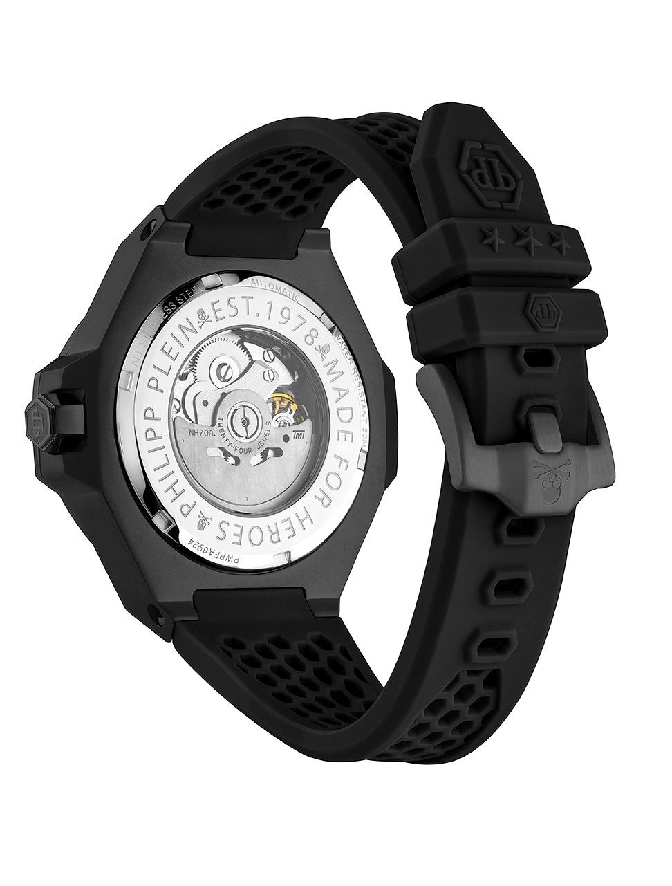Philipp Plein Herren Uhr Automatik PLEIN $KELETON ROYAL PWPFA0924 Silikon - Image 2