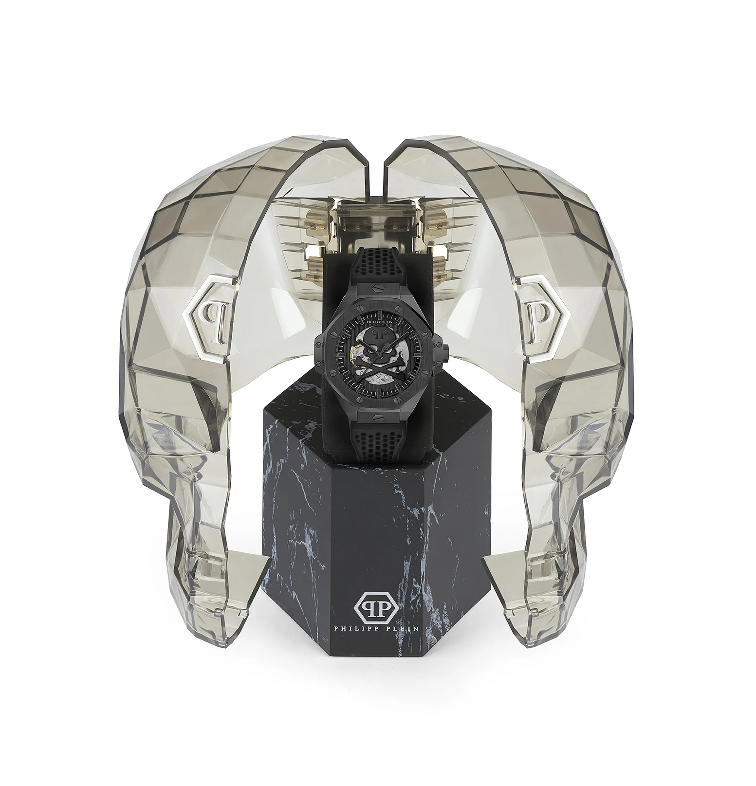 Philipp Plein Herren Uhr Automatik PLEIN $KELETON ROYAL PWPFA0924 Silikon - Image 4