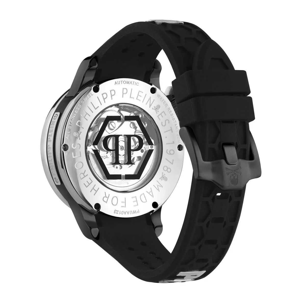 Philipp Plein Herren Uhr Automatik PLEIN RICH PWUAA0123 Silikon - Image 2