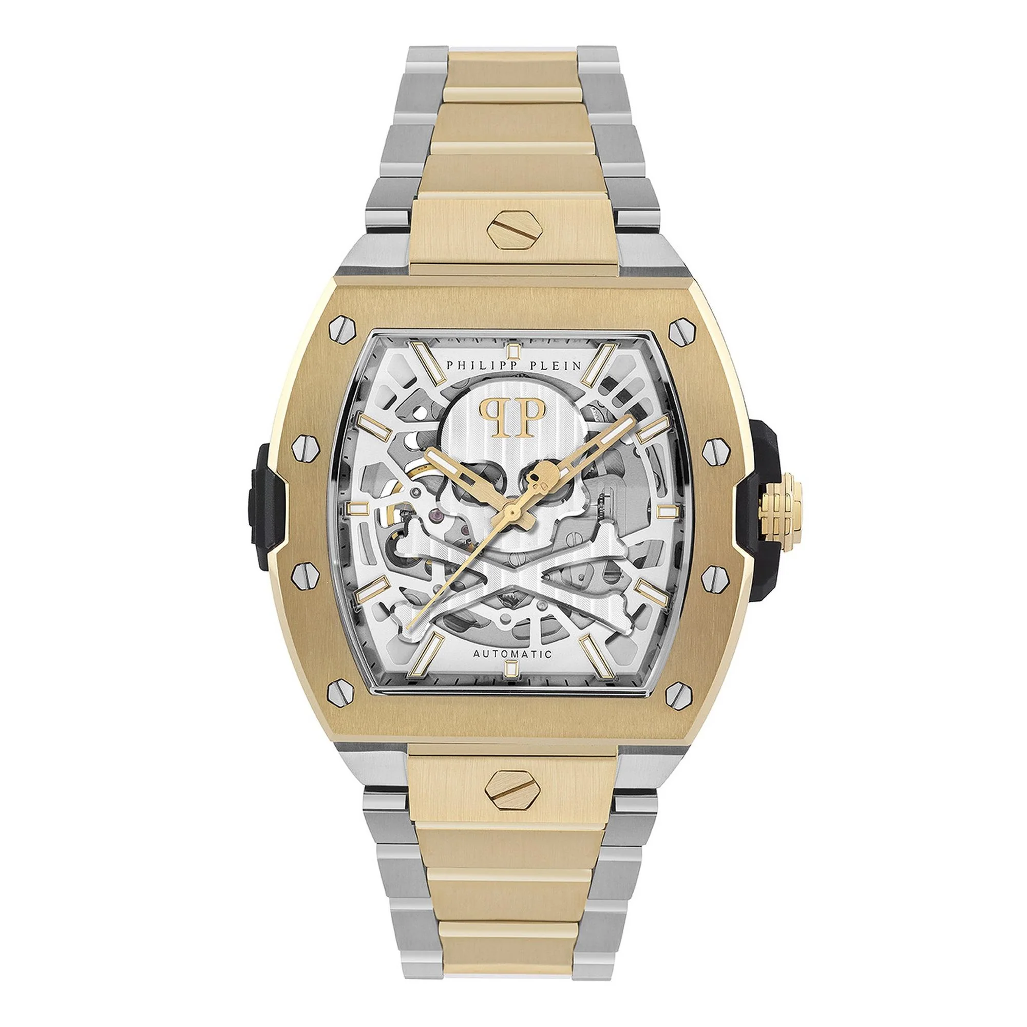 Philipp Plein Herren Uhr Automatik THE $KELETON 2.0 PWJFA0525 Edelstahl