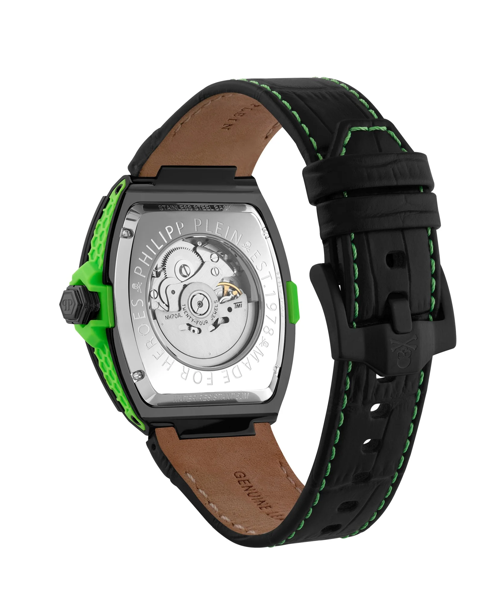 Philipp Plein Herren Uhr Automatik THE $KELETON 2.0 PWJFA1426 Leder - Image 3