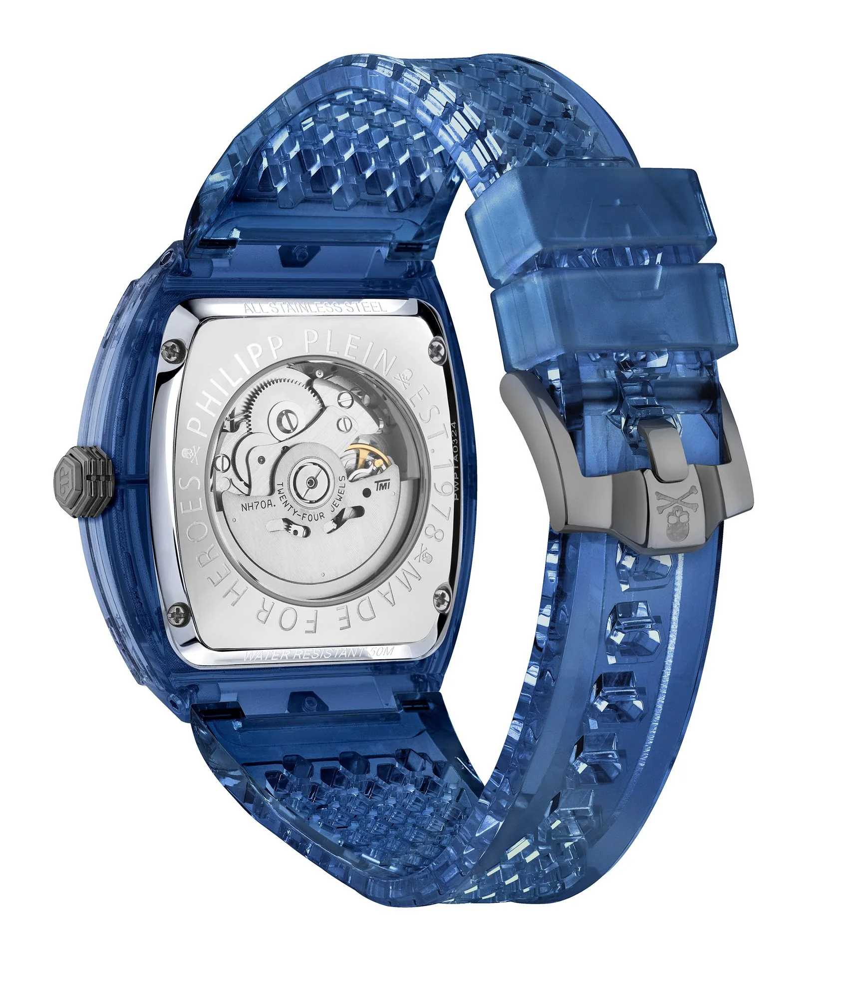 Philipp Plein Herren Uhr Automatik THE $KELETON CRYSTAL PWPTA0324 - Image 2