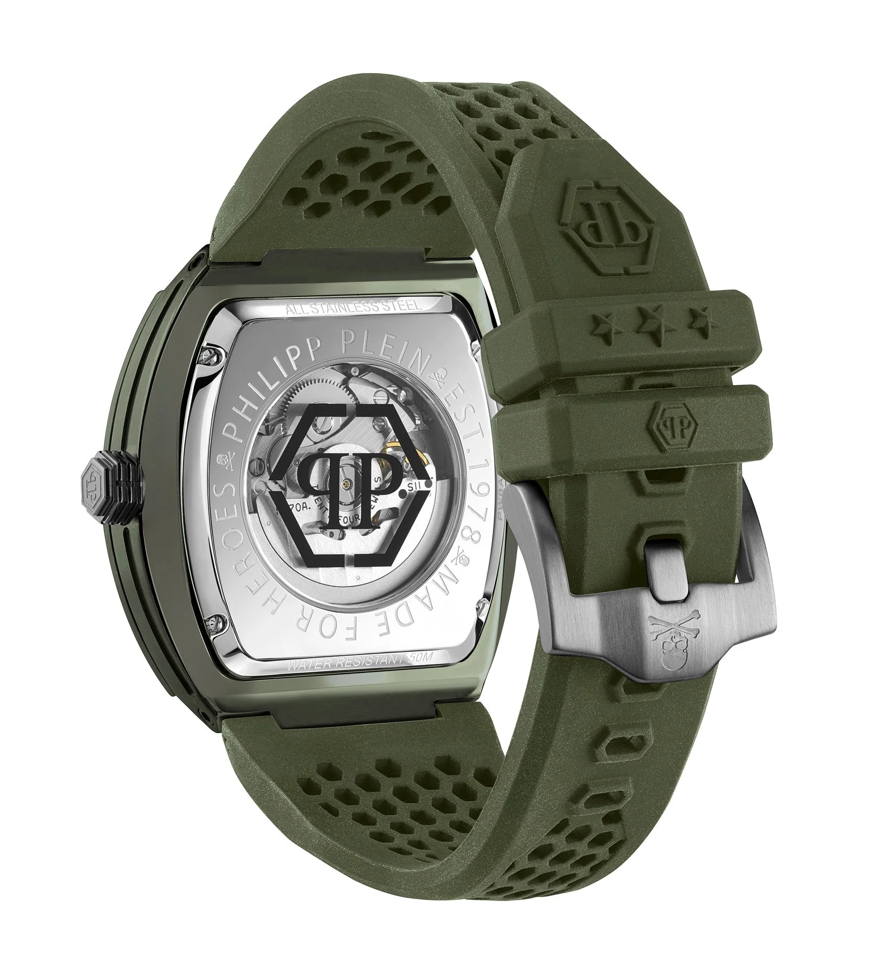 Philipp Plein Herren Uhr Automatik THE SKELETON ECOCERAMIC PWVBA0223 Silikon - Image 2