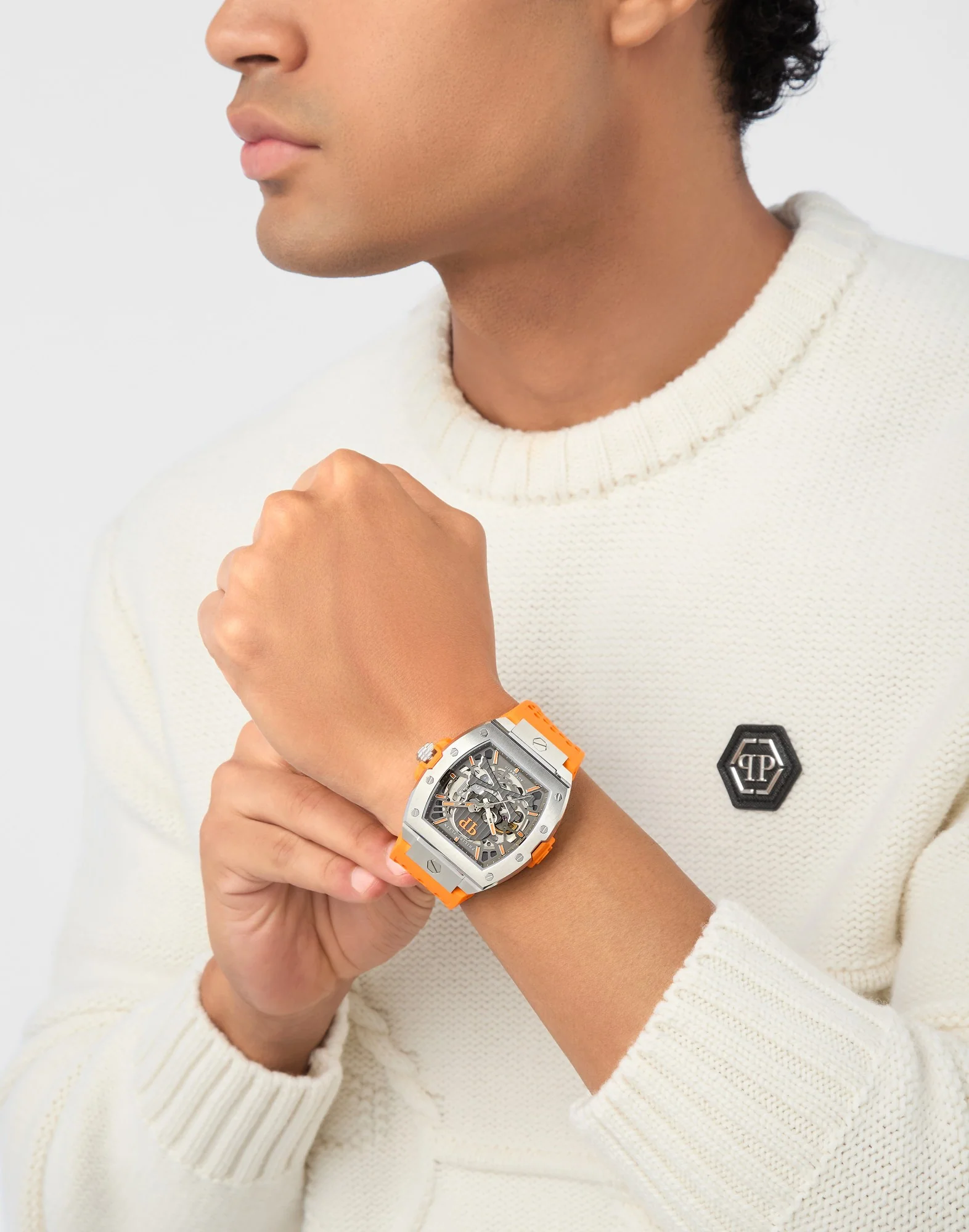 Philipp Plein Herren Uhr Automatik THE SKELETON LIMITED EDITION PWJFA1225 Silikon - Image 4