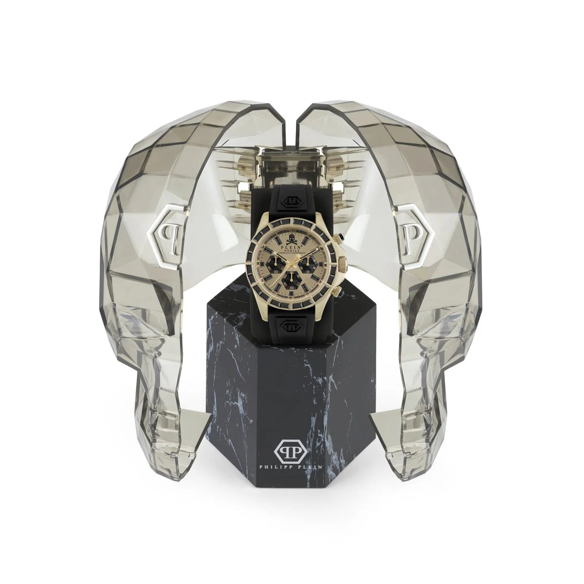Philipp Plein Herren Uhr Chrono Quarz NOBILE RACING PWVAA0223 Silikon - Image 4