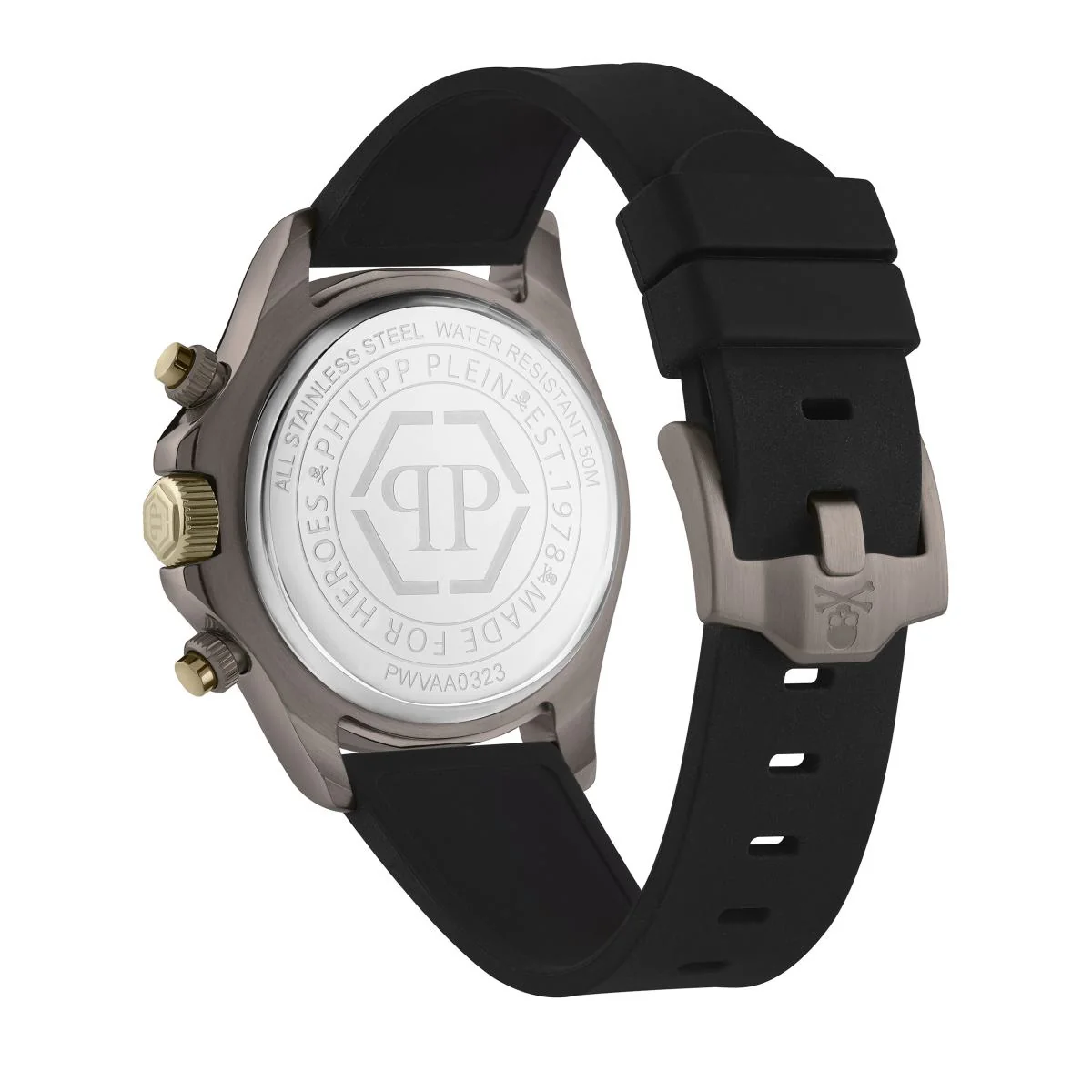Philipp Plein Herren Uhr Chrono Quarz NOBILE RACING PWVAA0323 vSilikon - Image 2