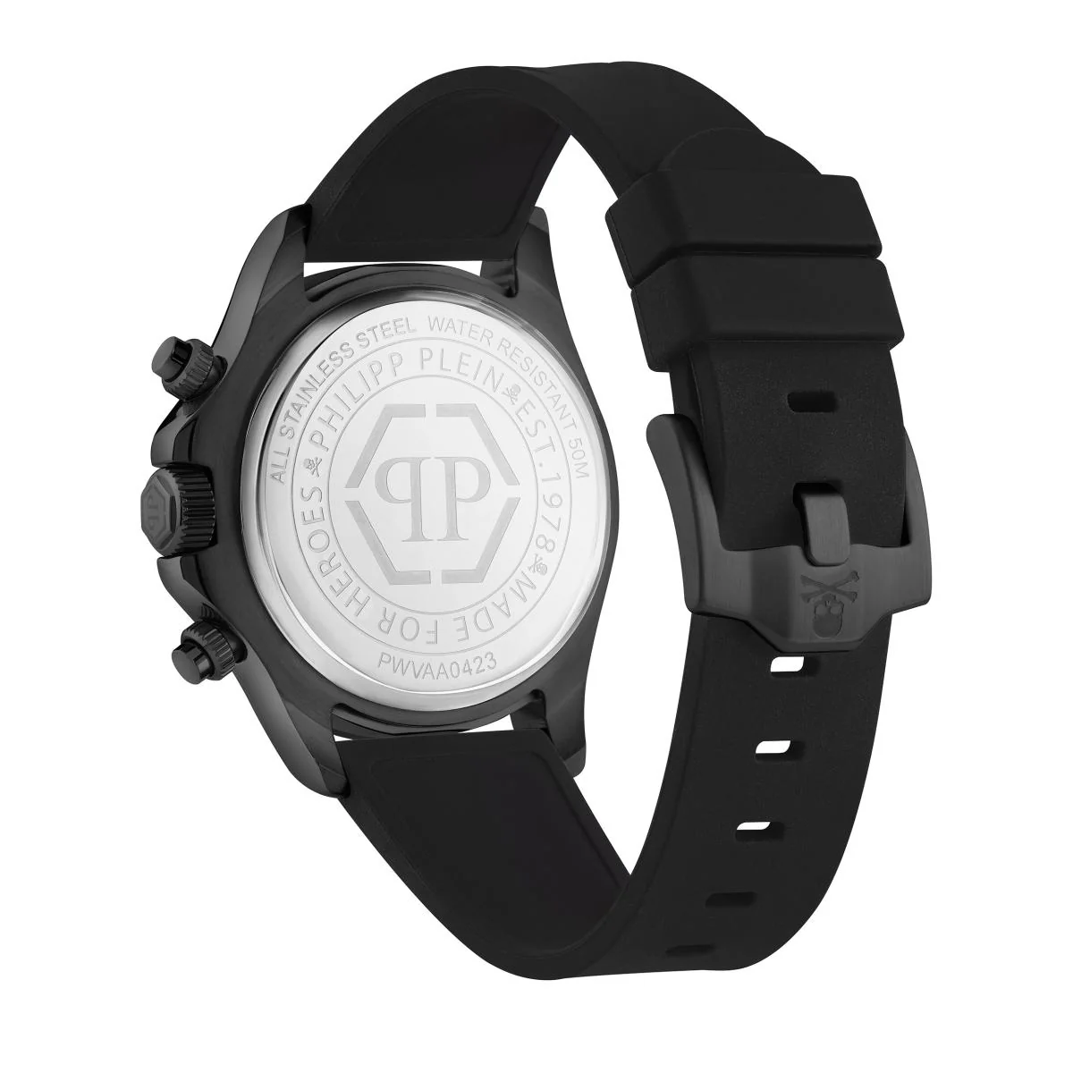 Philipp Plein Herren Uhr Chrono Quarz NOBILE RACING PWVAA0423 vSilikon - Image 2