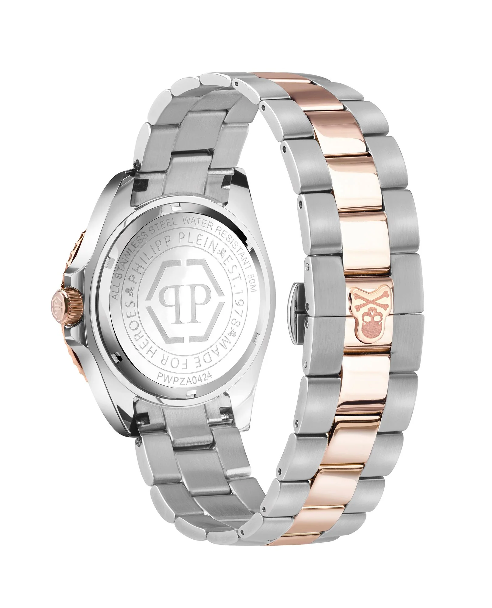 Philipp Plein Unisex Uhr Analog Quarz GMT-I CHALLENGER BAGUETTES PWPZA0424 - Image 2
