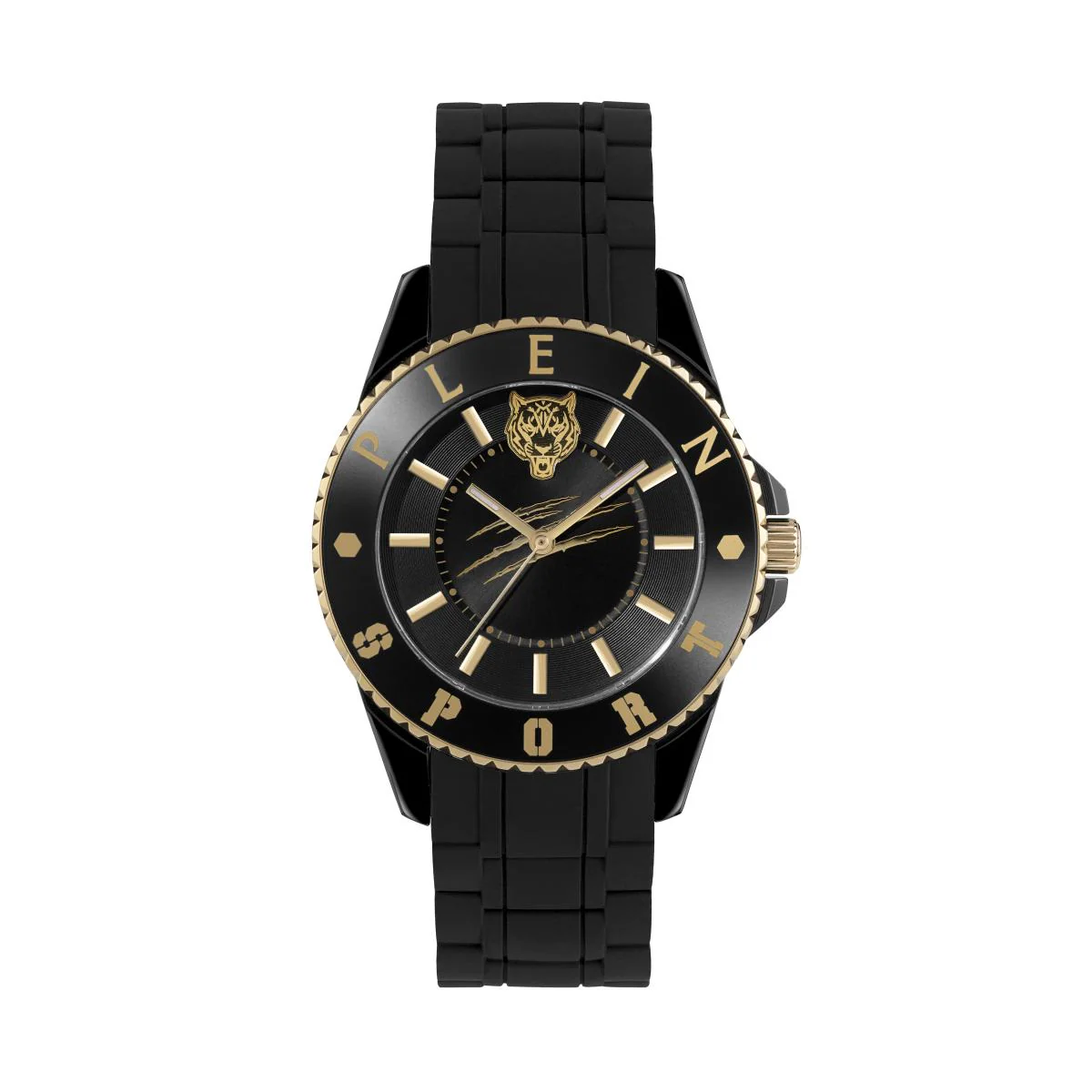 Plein Sport Damen Uhr Analog Quarz GLAM PSKBA0323 Silikon