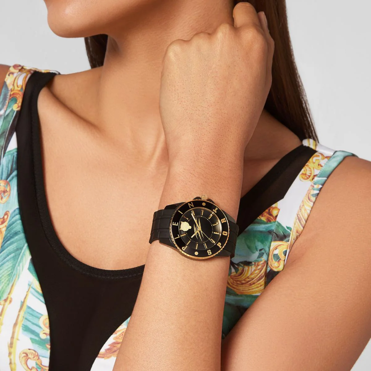 Plein Sport Damen Uhr Analog Quarz GLAM PSKBA0323 Silikon - Image 4