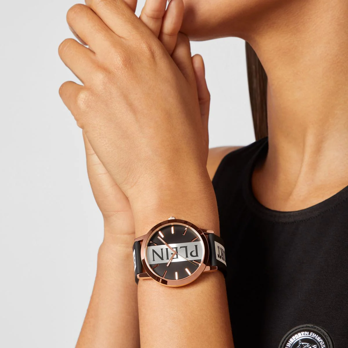 Plein Sport Damen Uhr Analog Quarz LEGEND PSJBA0323 Silikon - Image 4