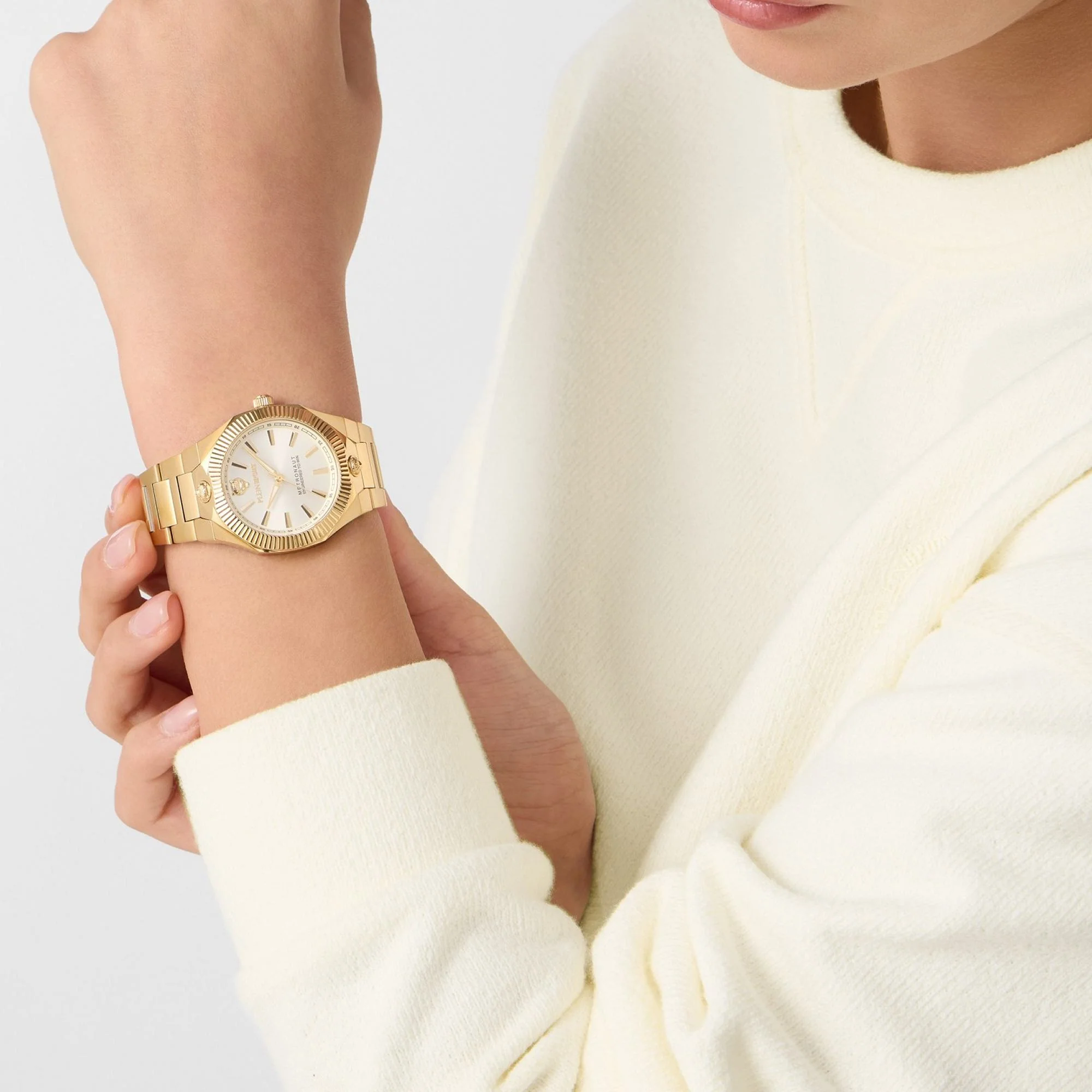 Plein Sport Damen Uhr Analog Quarz METRONAUT 36 MM PSDGA0625 Edelstahl - Image 3