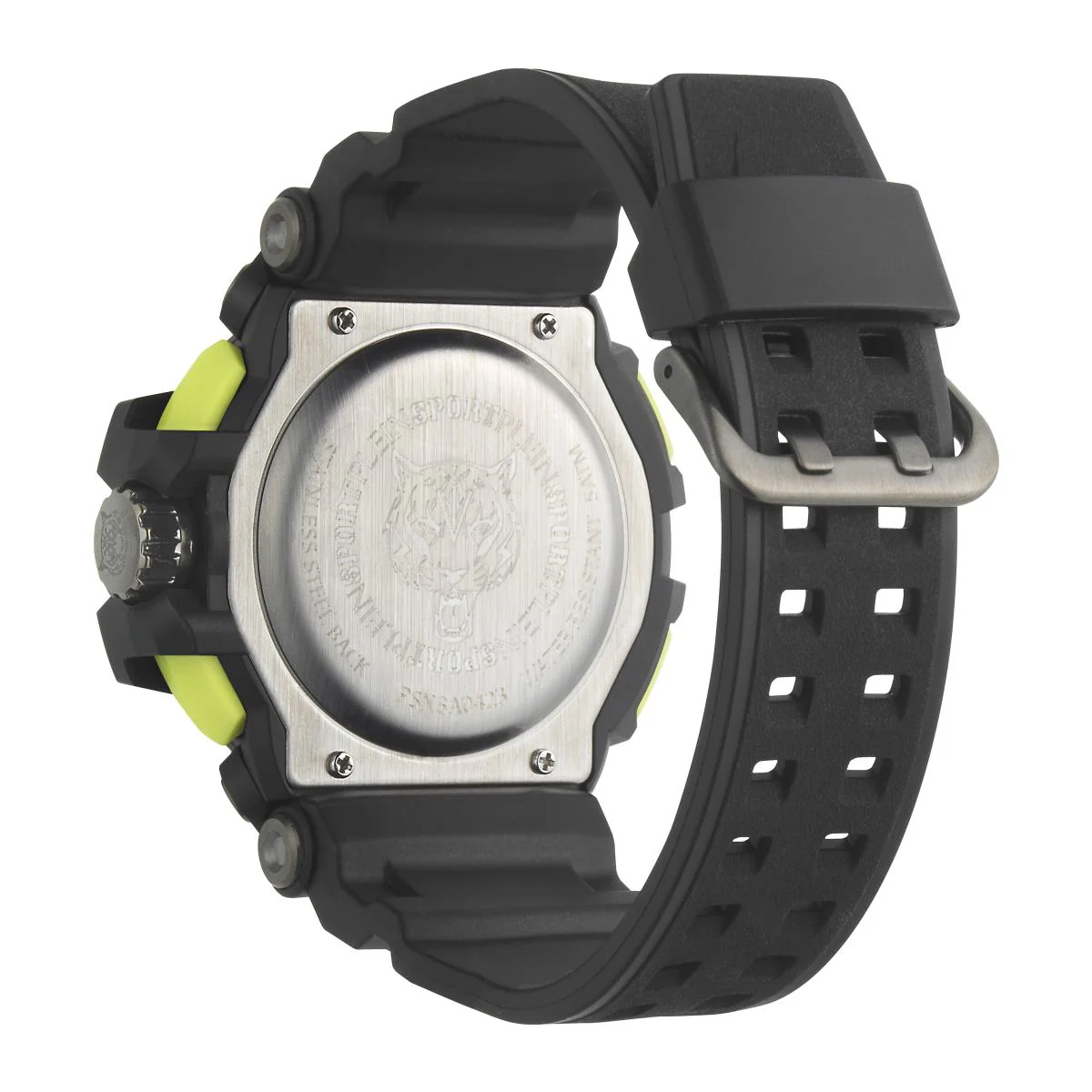 Plein Sport Herren Uhr Analog Digital Quarz COMBAT PSNBA0423 Silikon - Image 2