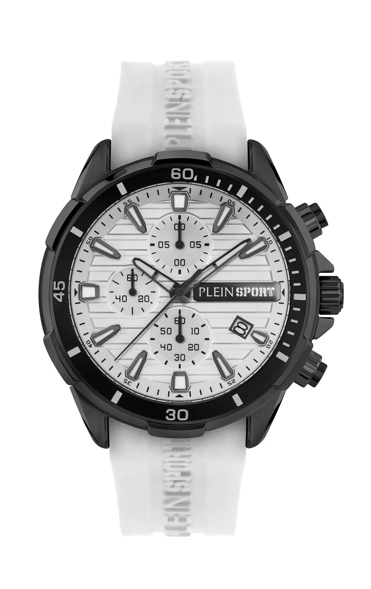 Plein Sport Herren Uhr Analog Quarz IMPACT PSBEA0224 Silikon