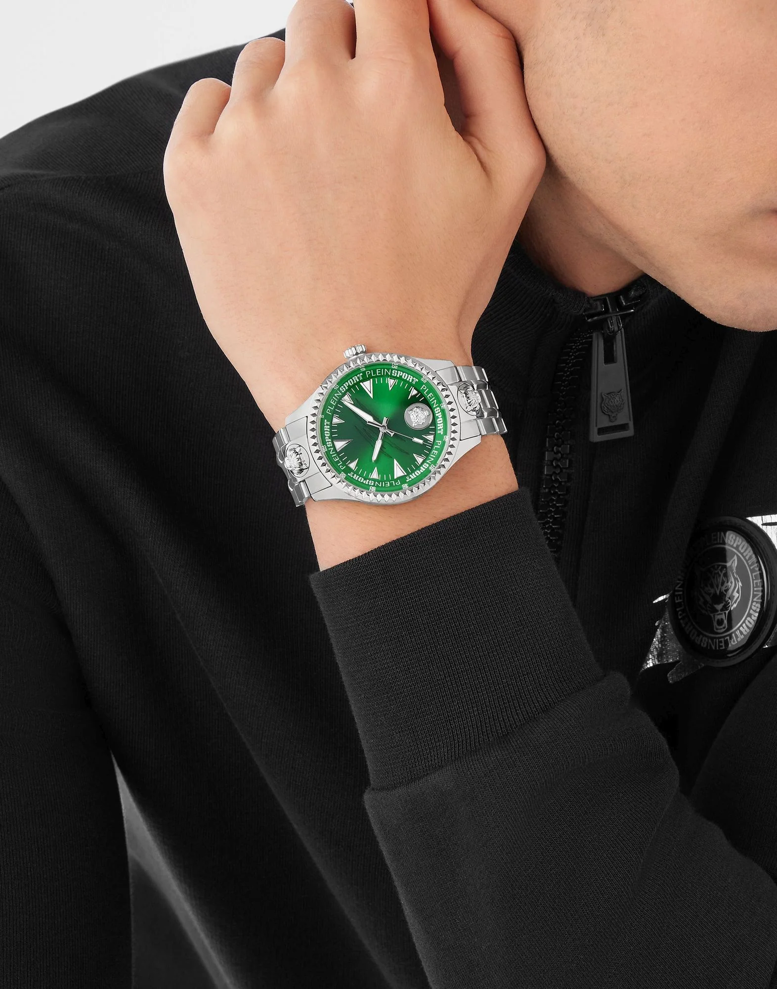 Plein Sport Herren Uhr Analog Quarz LINEMAN PS5BA0624 Edelstahl - Image 4