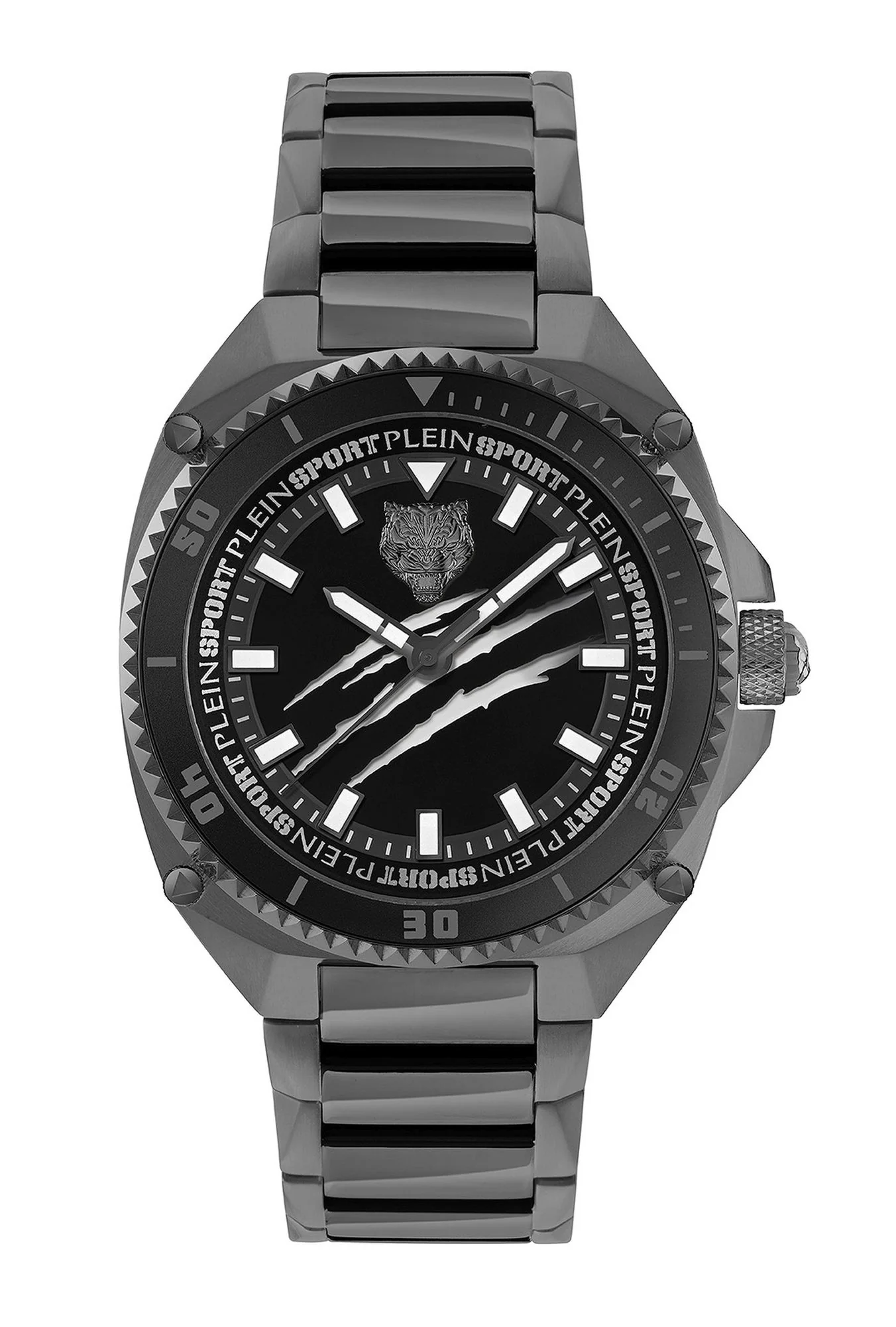 Plein Sport Herren Uhr Analog Quarz THUNDER FORCE PS8BA1024 Edelstahl