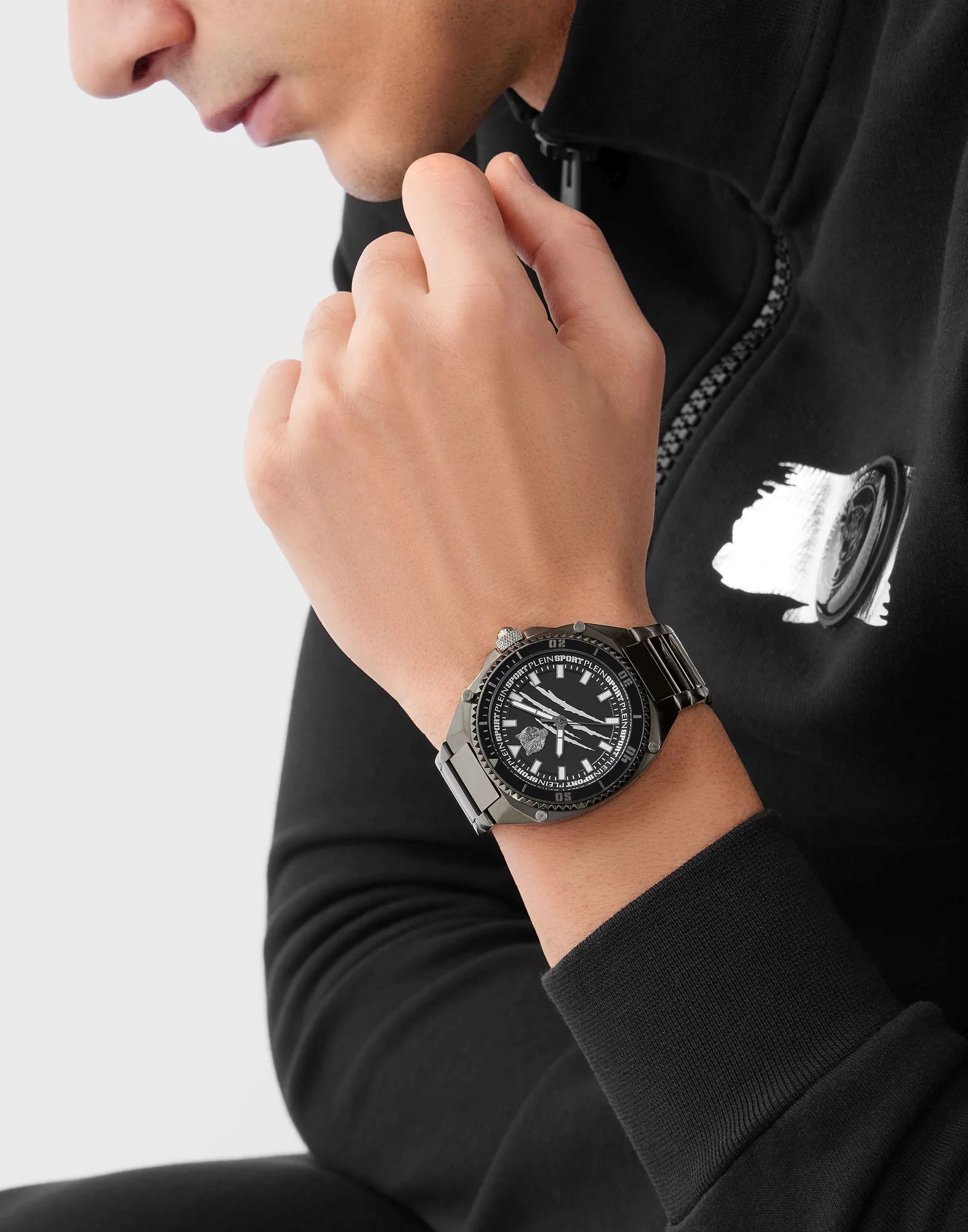 Plein Sport Herren Uhr Analog Quarz THUNDER FORCE PS8BA1024 Edelstahl - Image 4